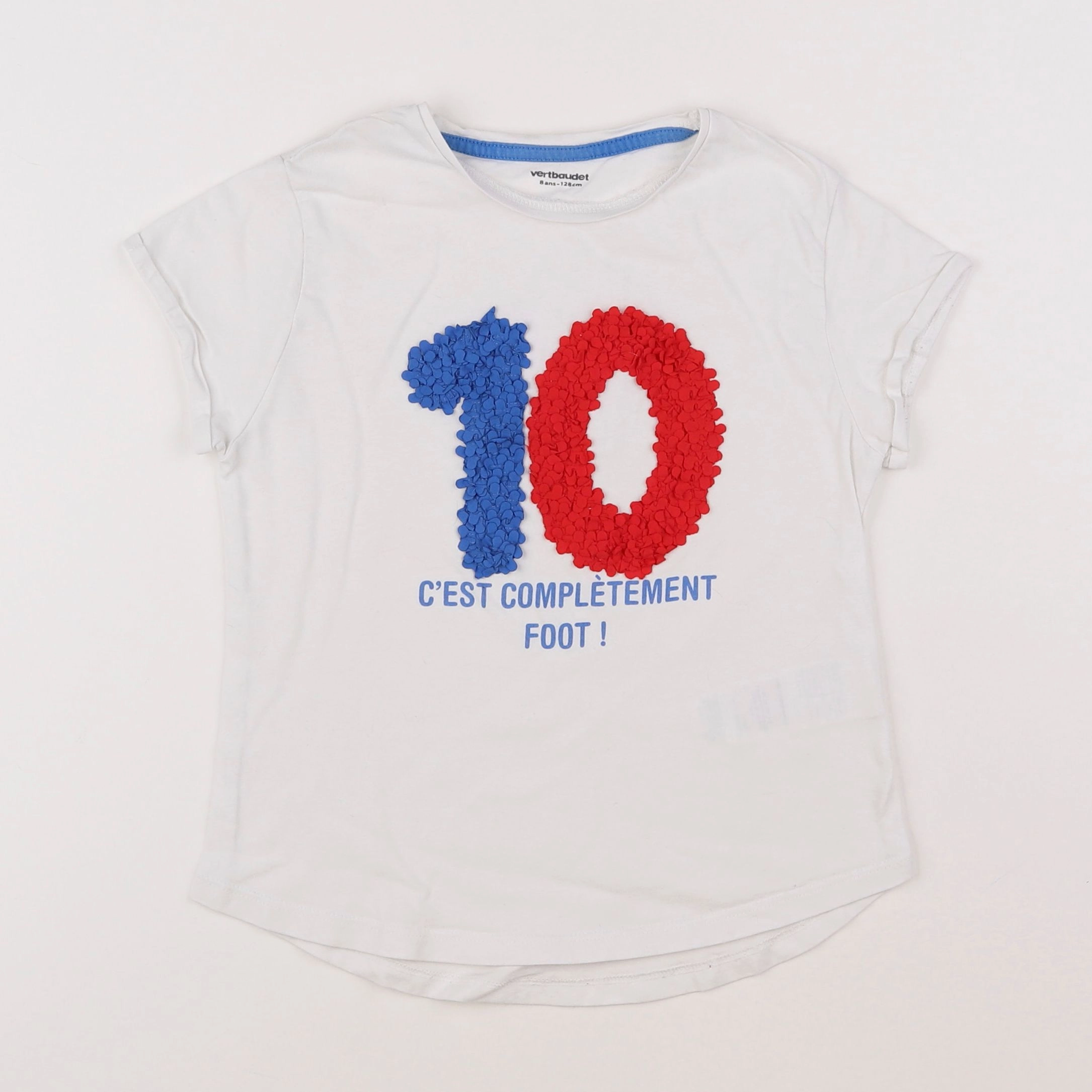 Vertbaudet - tee-shirt multicolore - 8 ans