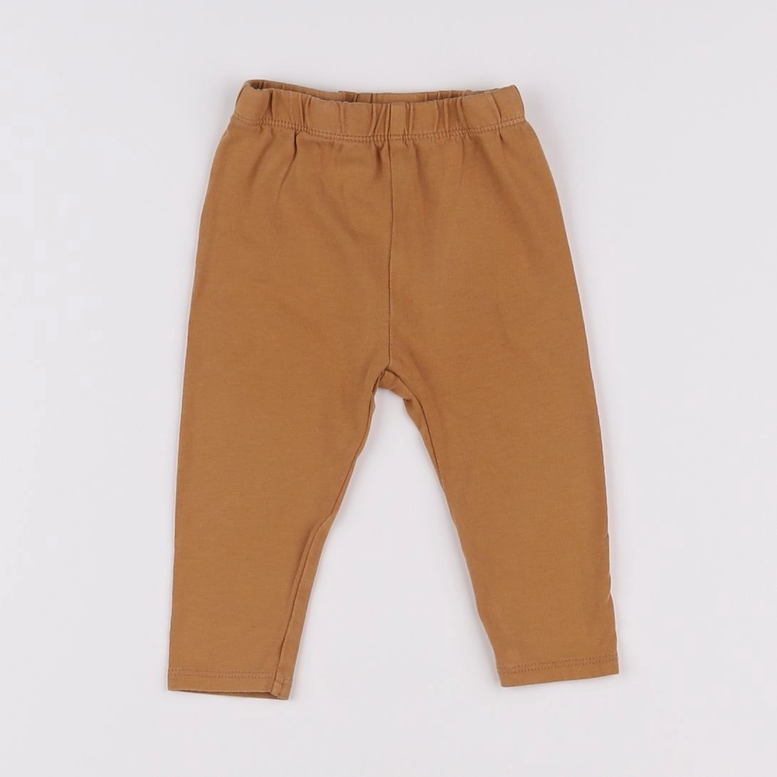 Vertbaudet - legging marron - 6 mois