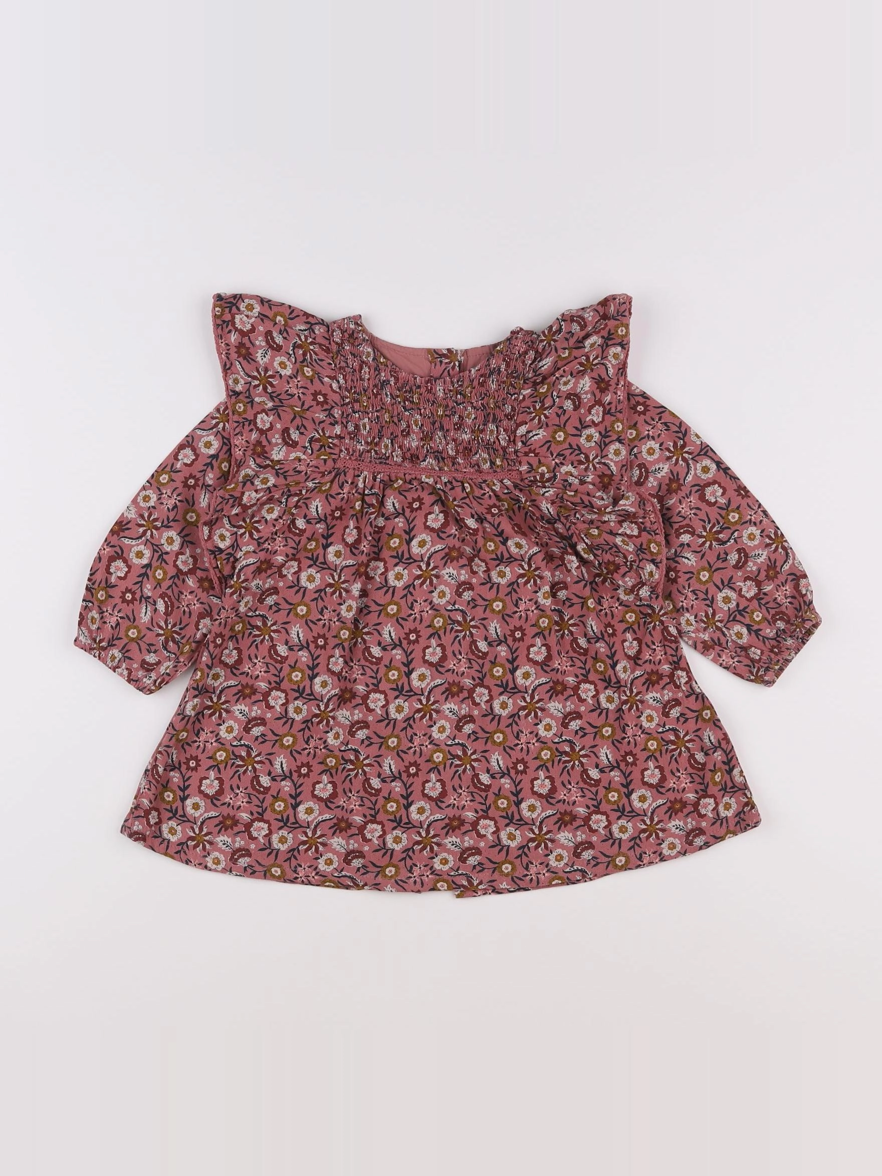 Vertbaudet - robe multicolore - 18 mois