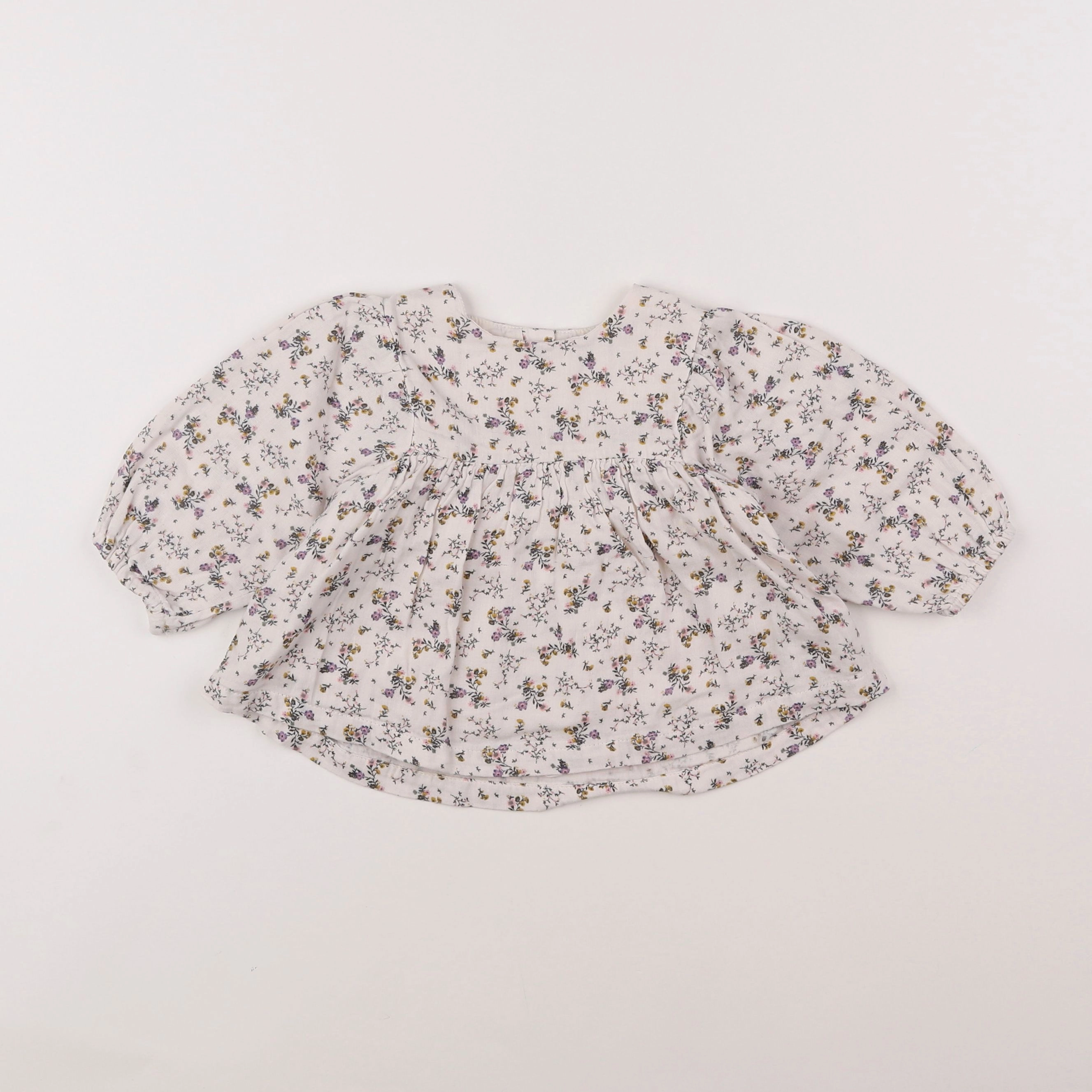 Vertbaudet - blouse multicolore - 12 mois