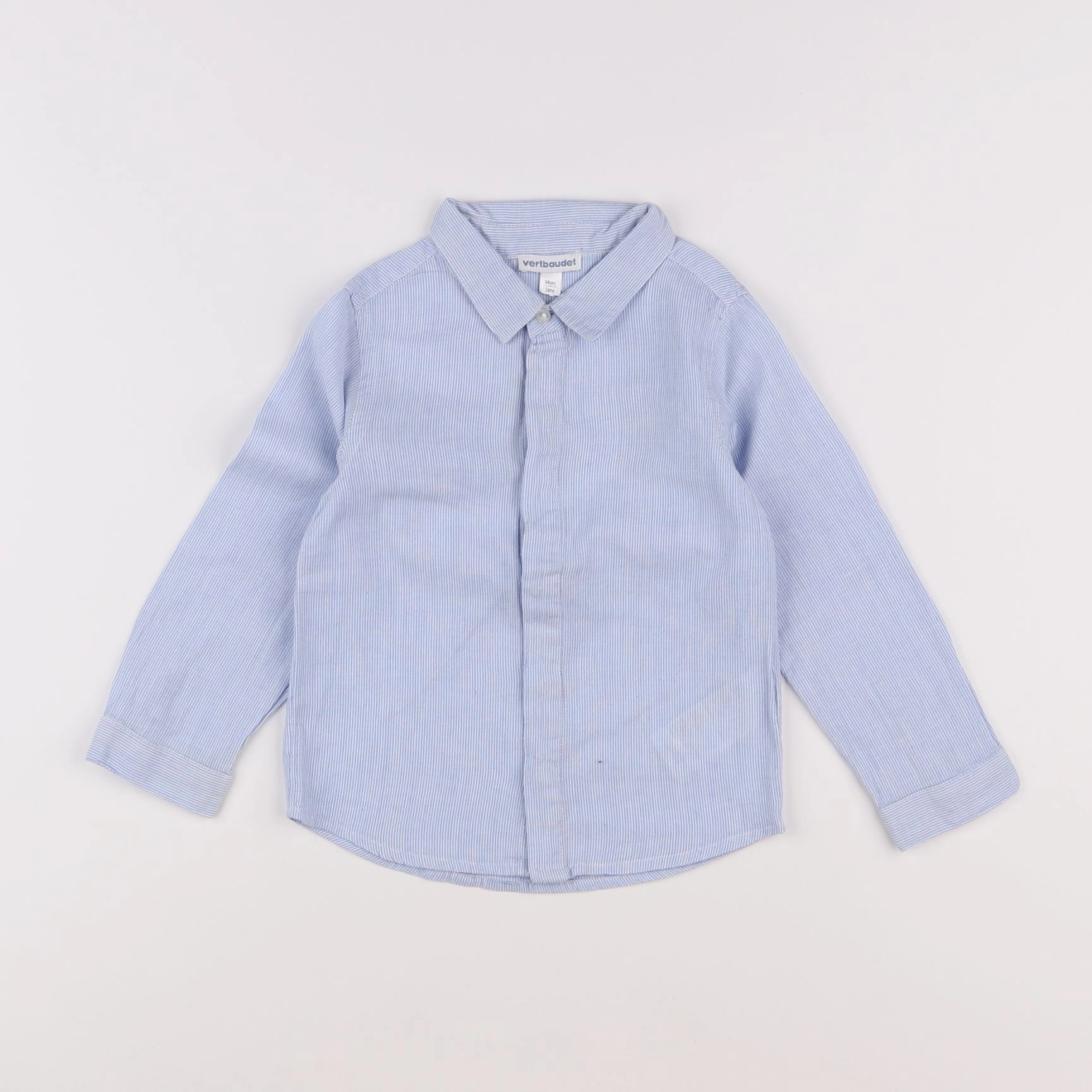 Vertbaudet - chemise bleu - 3 ans