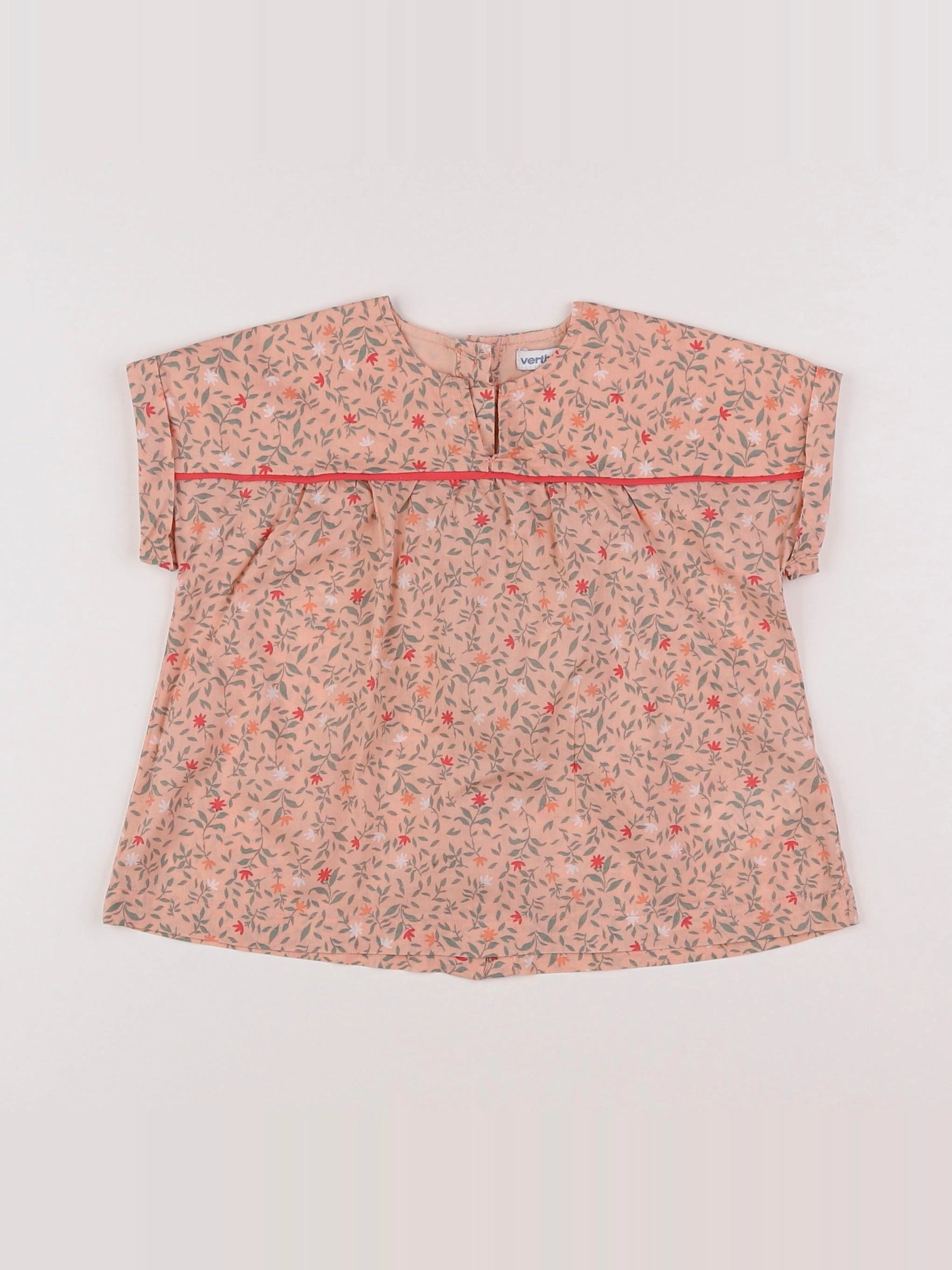 Vertbaudet - blouse rose - 2 ans
