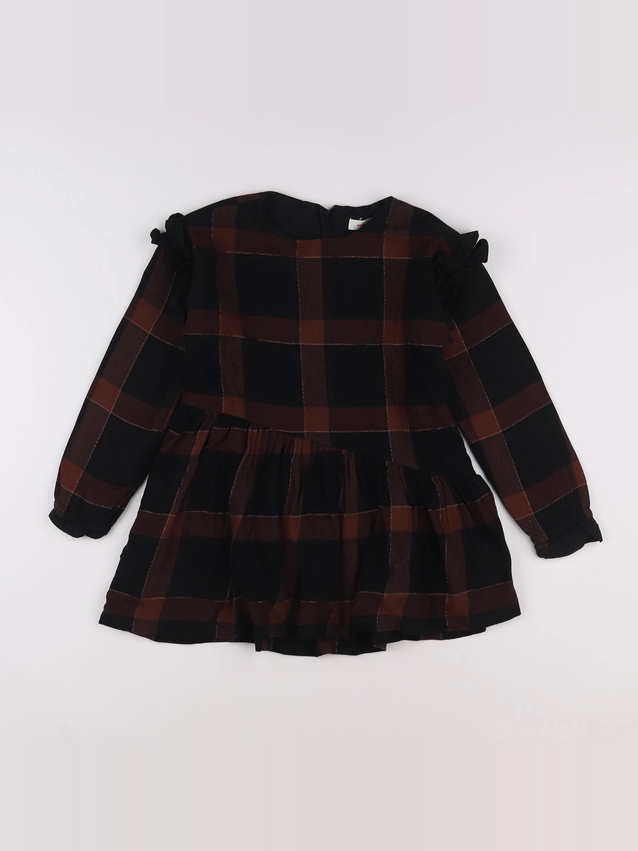 Catimini - robe noir, or - 10 ans