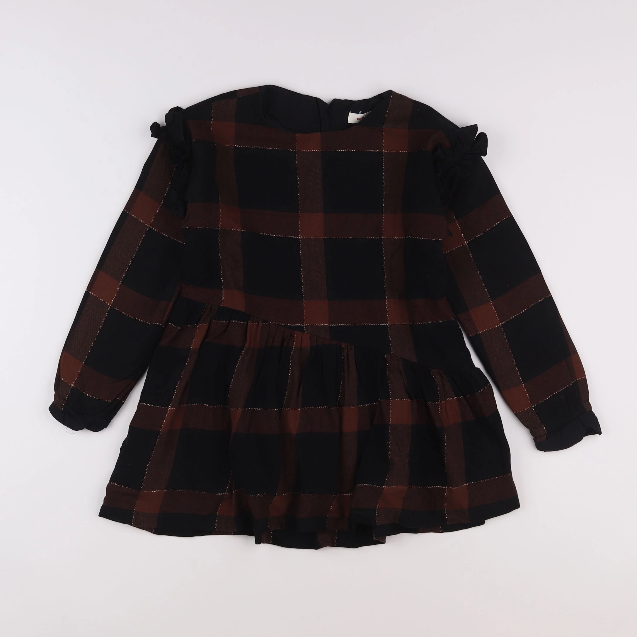 Catimini - robe noir, or - 10 ans