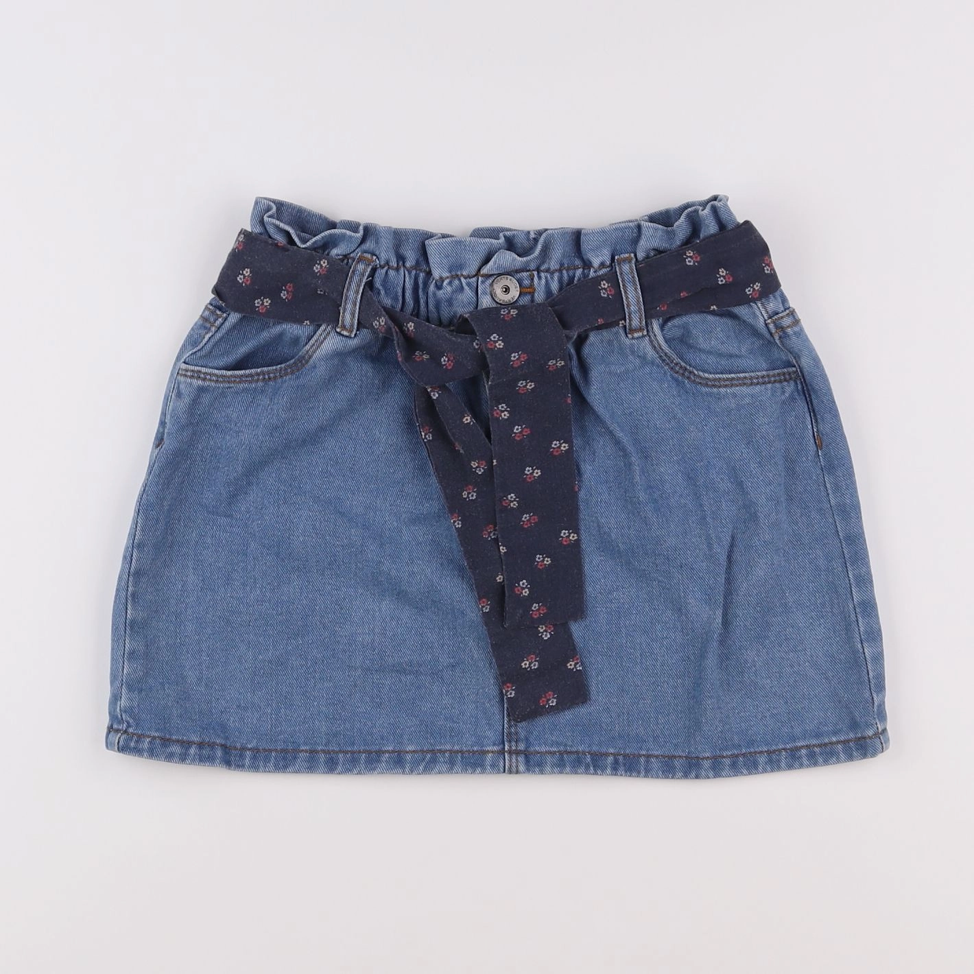 Vertbaudet - jupe bleu - 10 ans
