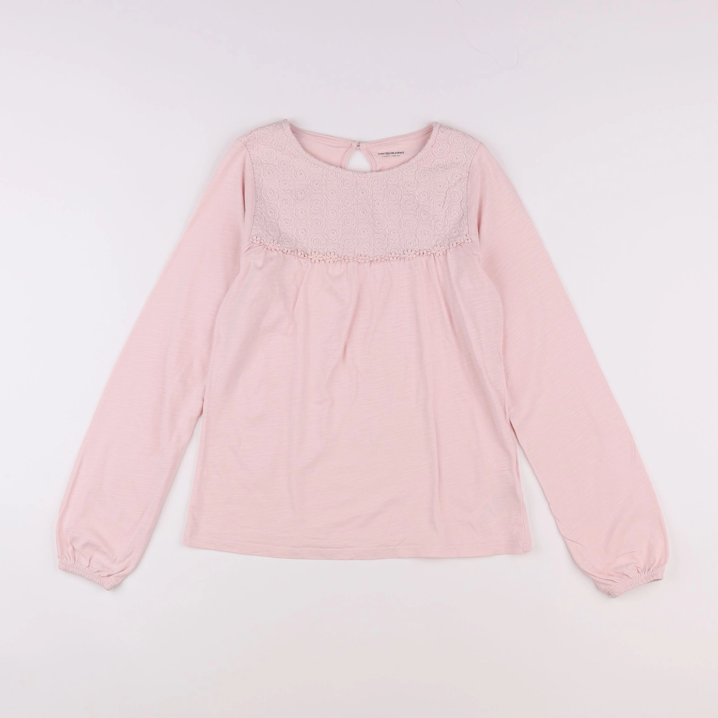 Vertbaudet - tee-shirt rose - 12 ans