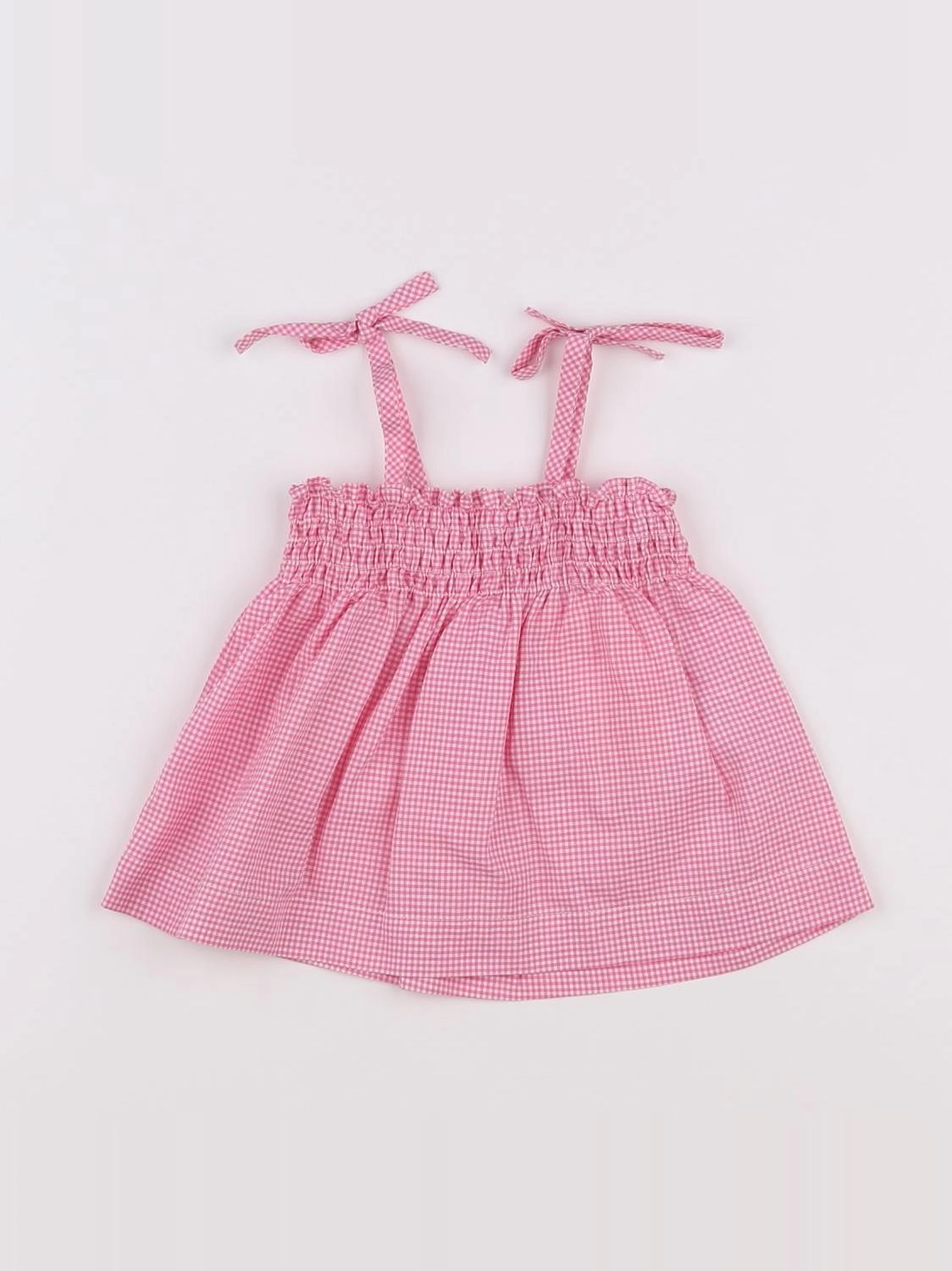 Jacadi - blouse blanc, rose - 6 mois