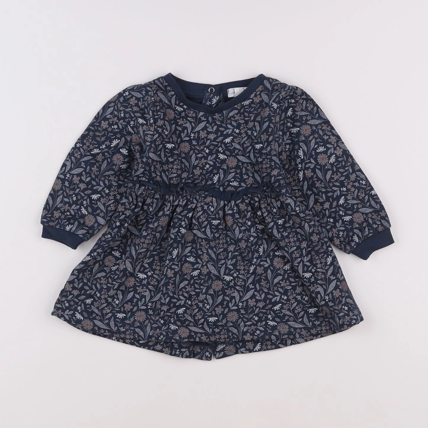 Vertbaudet - robe bleu - 6 mois