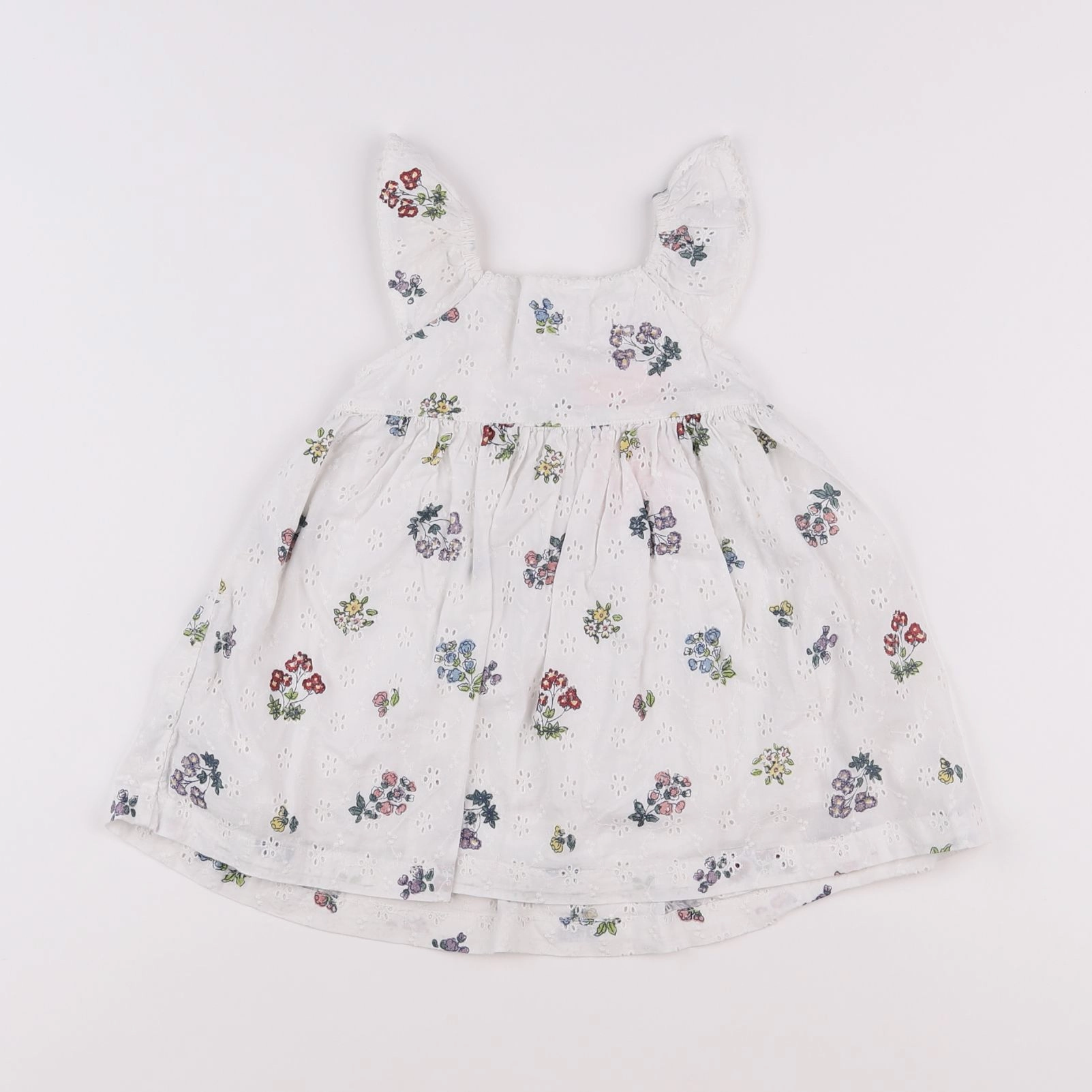 Monoprix - robe blanc - 6 mois