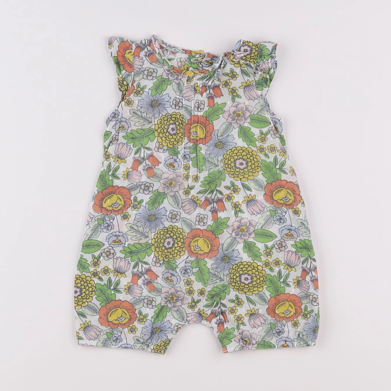 Boutchou - combinaison multicolore - 6 mois