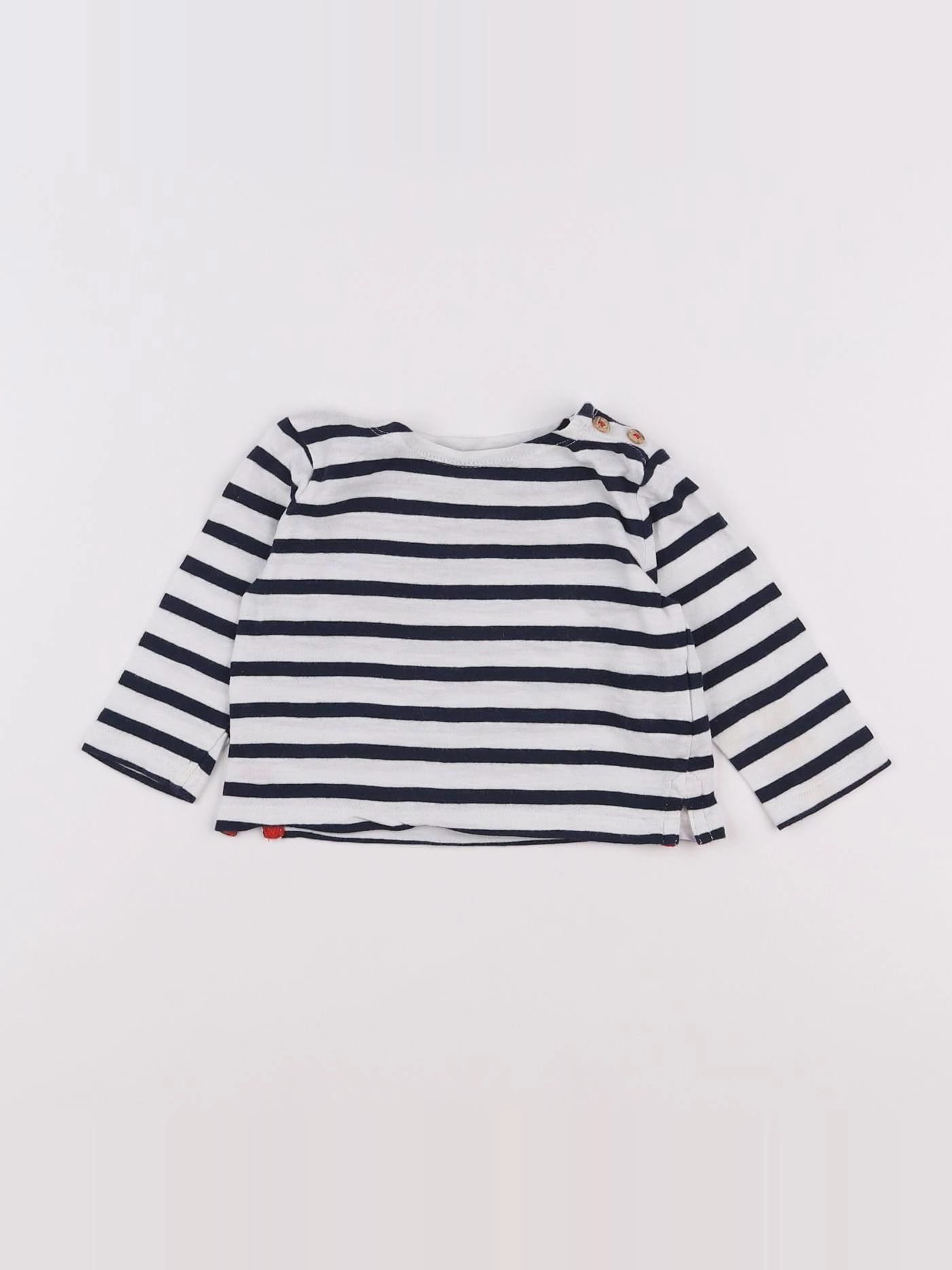 Boutchou - tee-shirt blanc - 6 mois