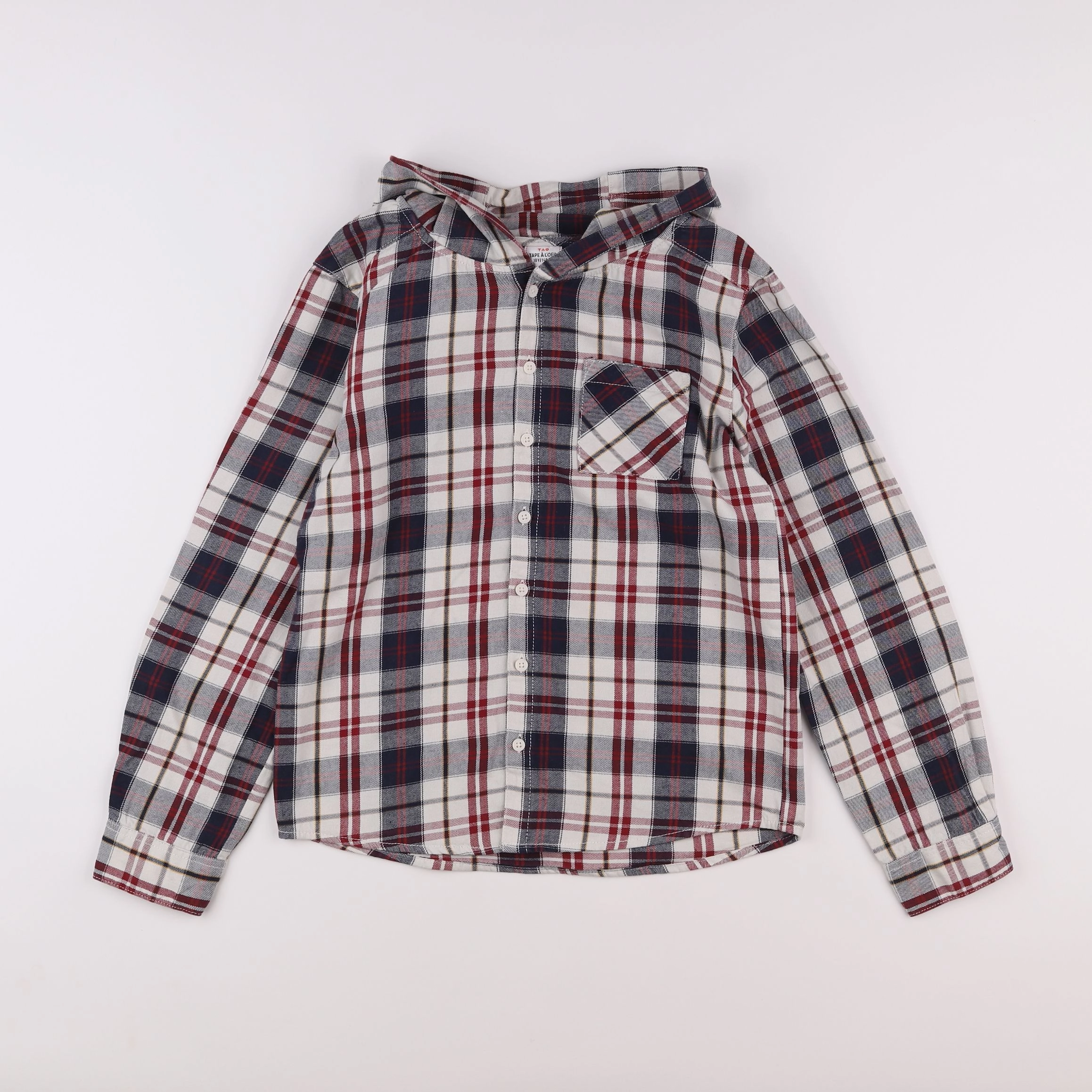 Tape à l'oeil - chemise rouge - 10 ans