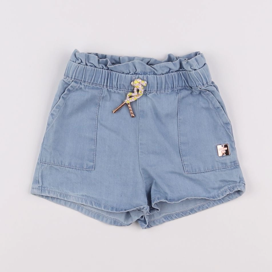 Carrément Beau - short bleu - 6 mois