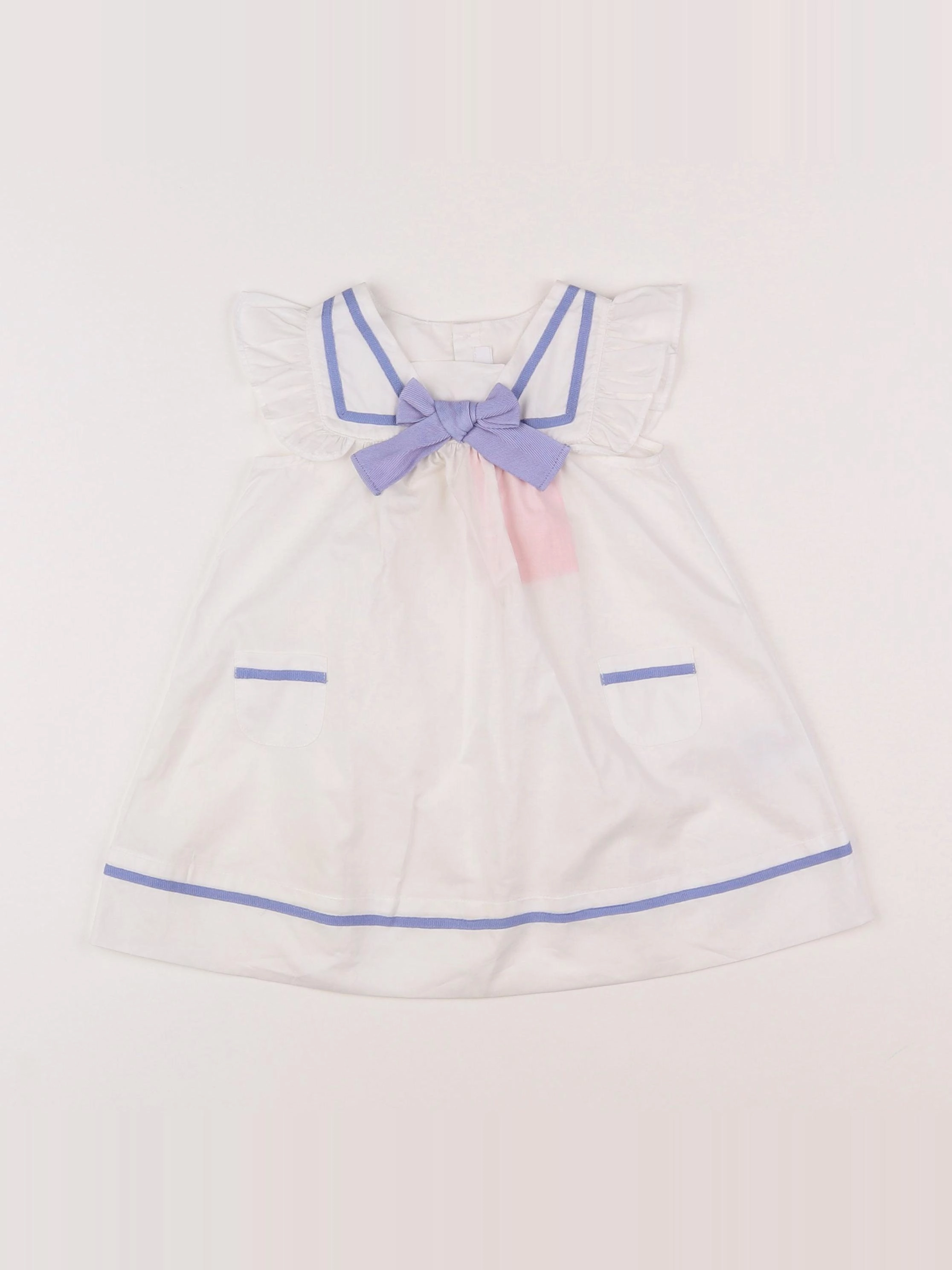Jacadi - robe blanc - 6 mois