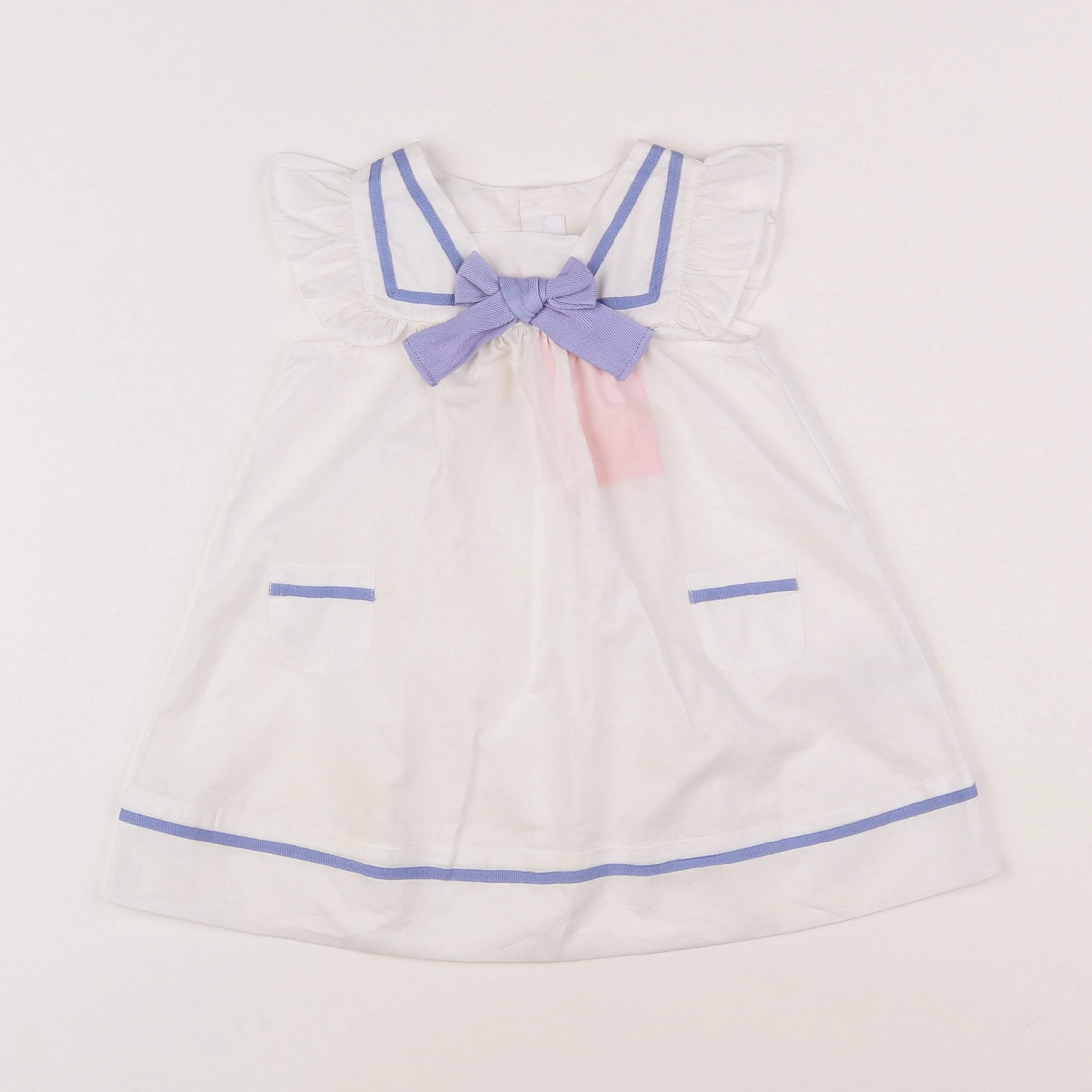 Jacadi - robe blanc - 6 mois