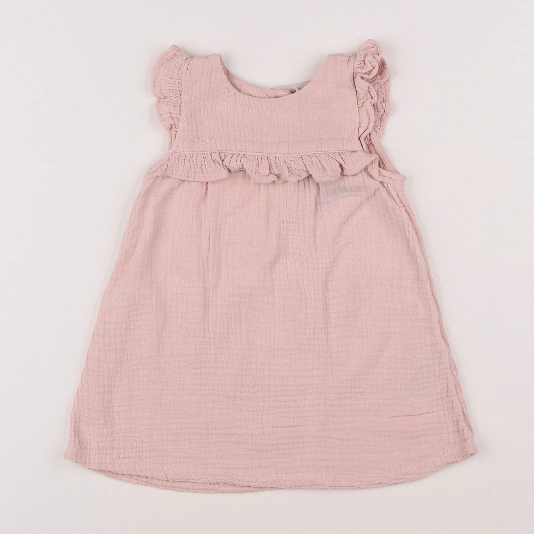 H&M - robe rose - 6/9 mois