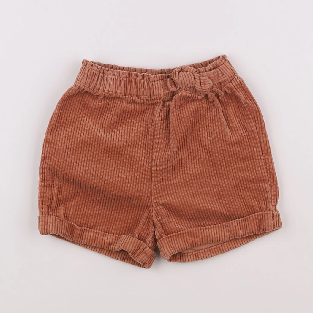 Vertbaudet - short marron - 18 mois