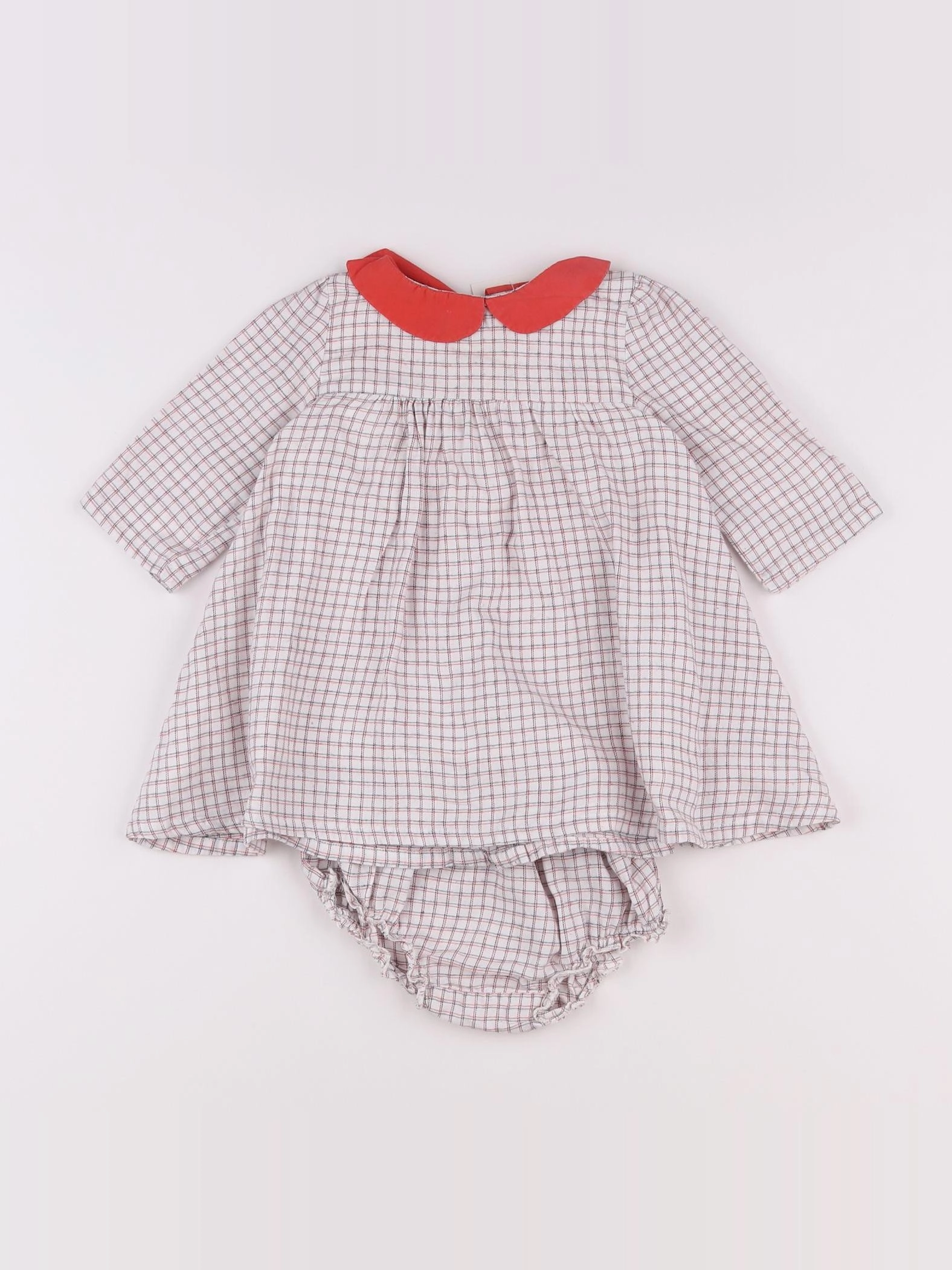 Bouchara - robe rouge - 6 mois