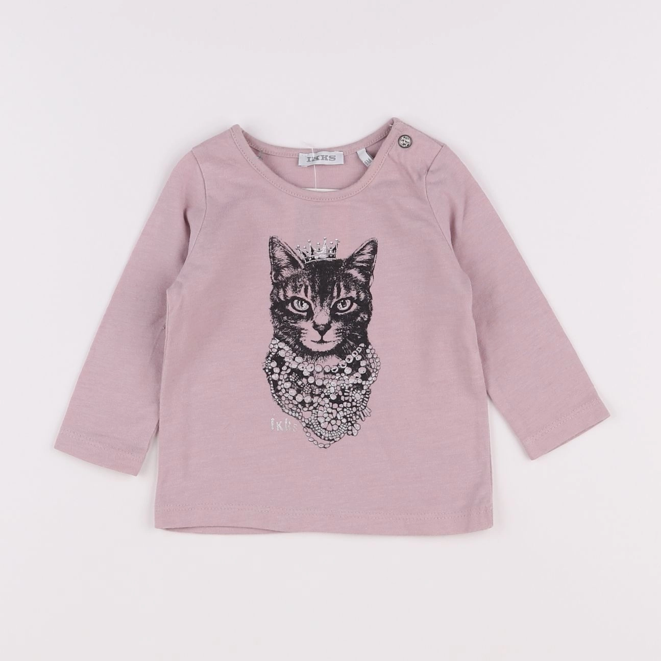 IKKS - tee-shirt violet - 6 mois