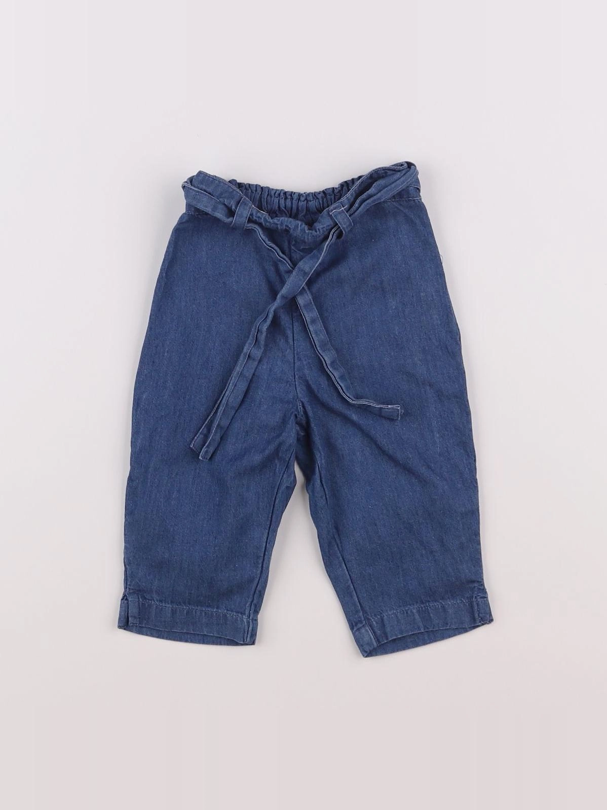 Cyrillus - pantalon bleu - 6 mois