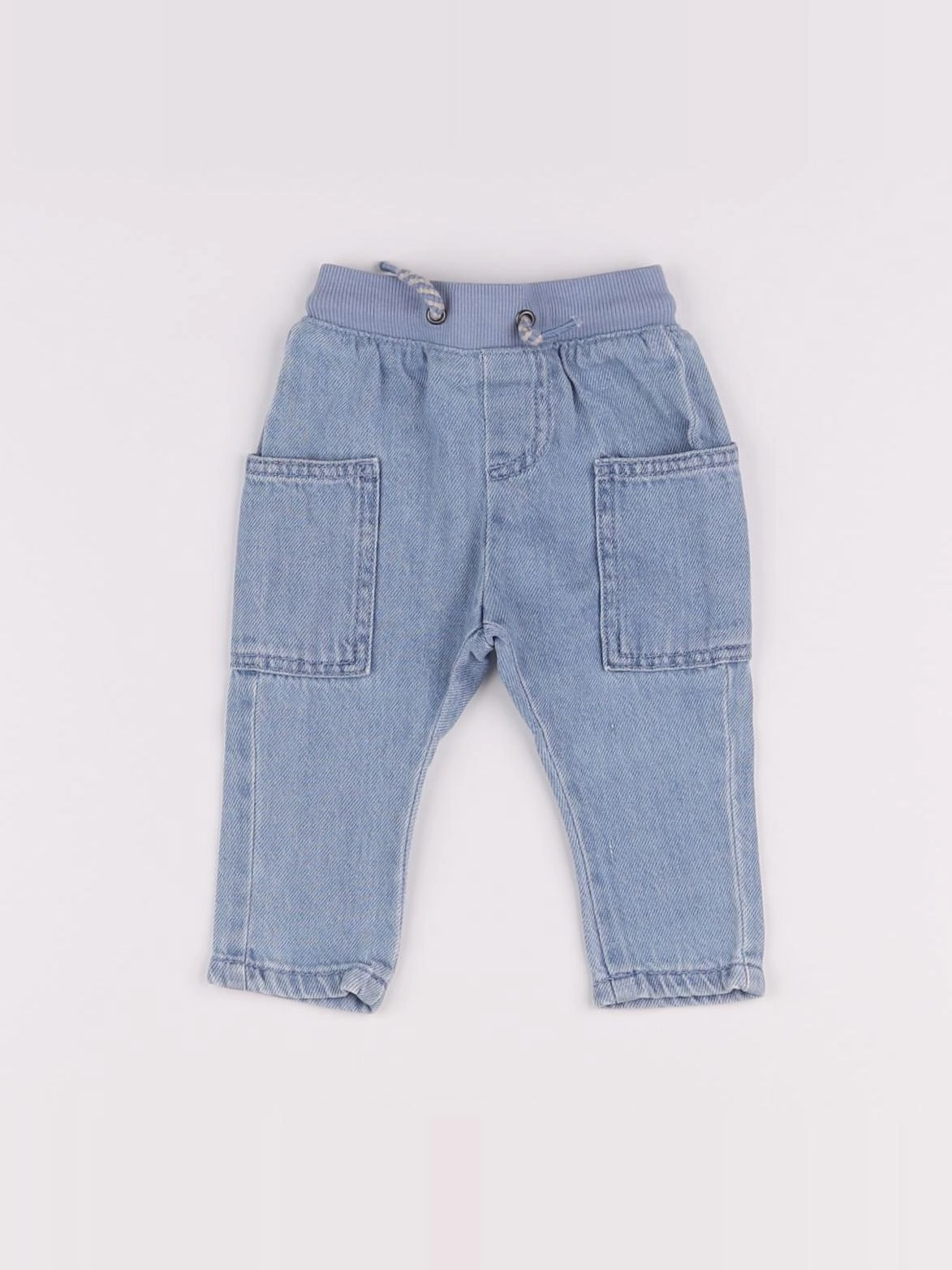 Vertbaudet - jean bleu - 3 mois