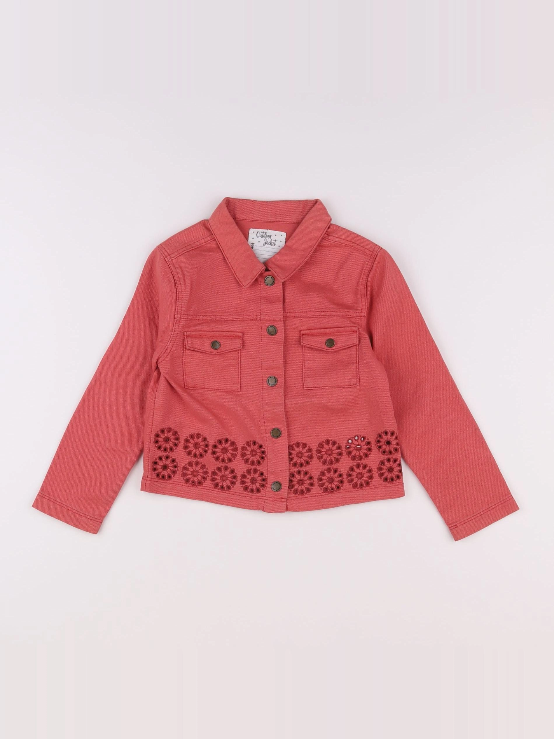 Vertbaudet - veste rose - 6 ans