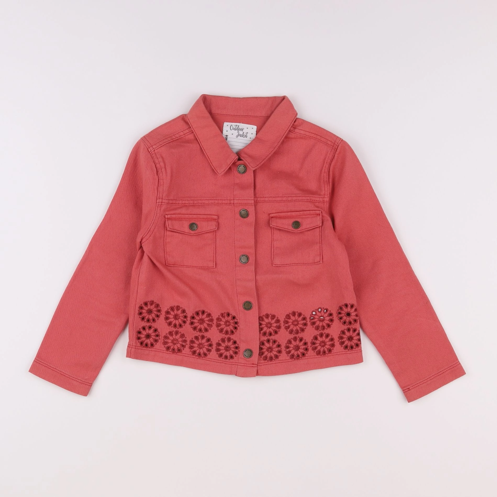 Vertbaudet - veste rose - 6 ans