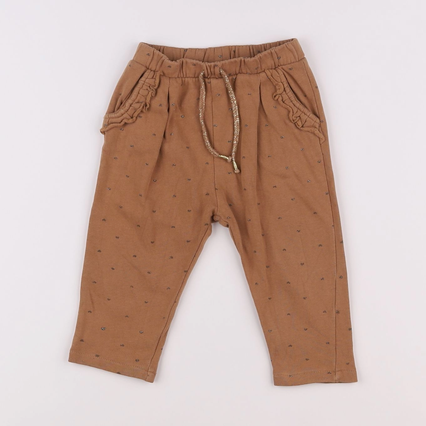 Vertbaudet - pantalon marron - 18 mois