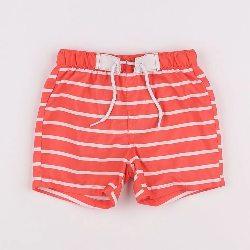 Vertbaudet - maillot de bain rouge - 12 mois