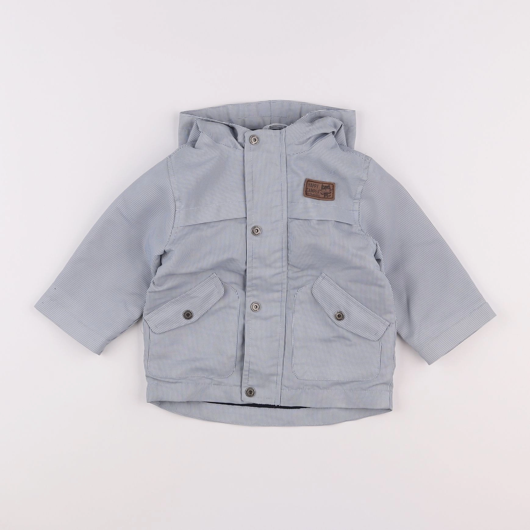 Vertbaudet - veste bleu - 12 mois