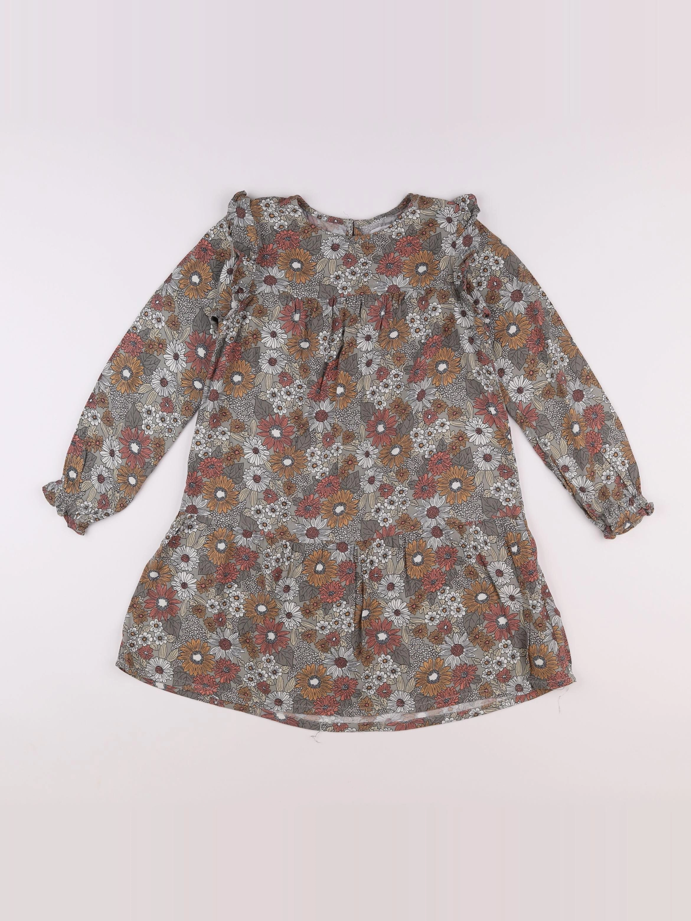 Vertbaudet - robe multicolore - 8 ans