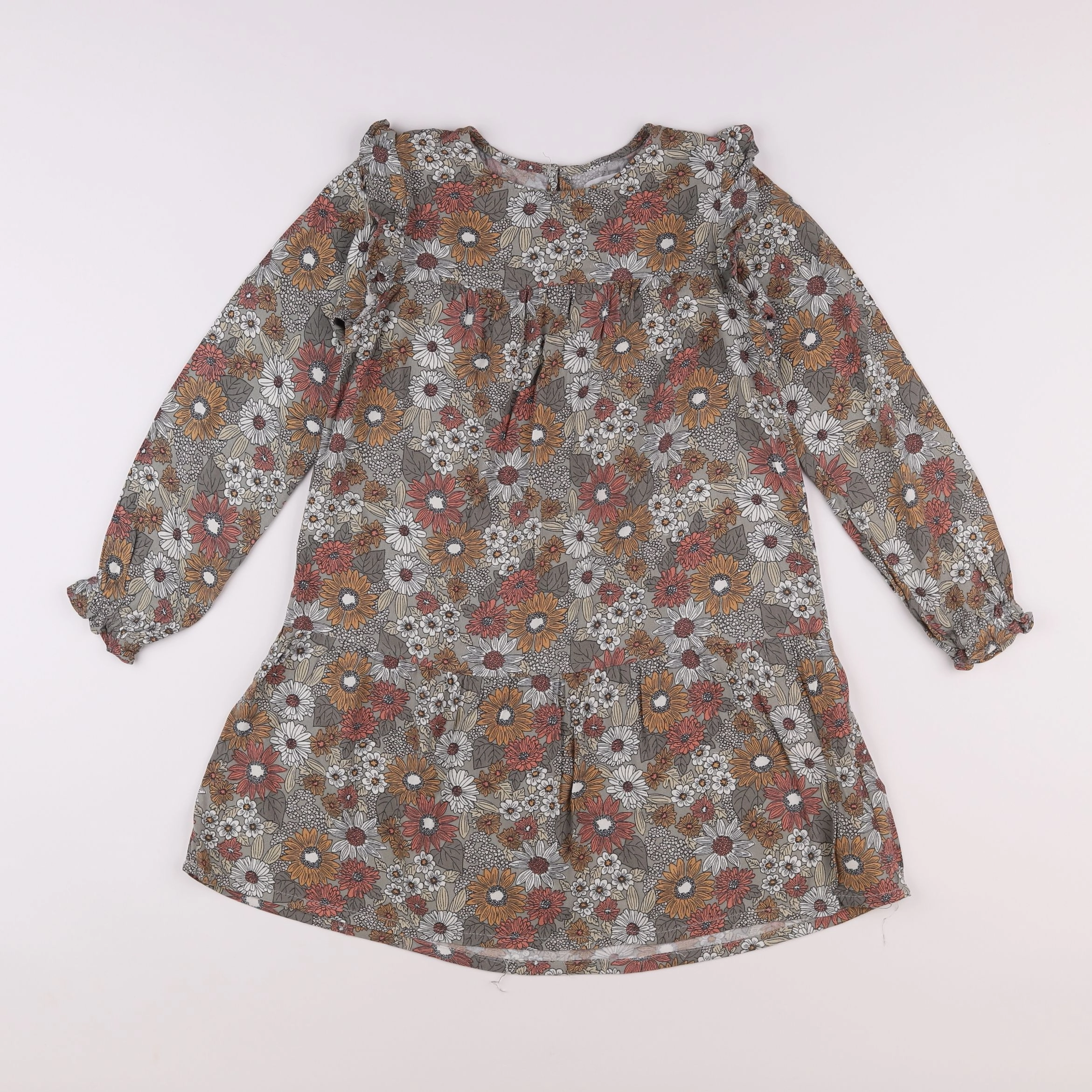 Vertbaudet - robe multicolore - 8 ans