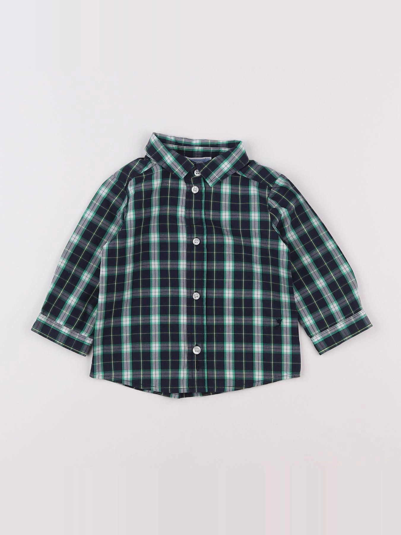 Jacadi - chemise vert - 6 mois