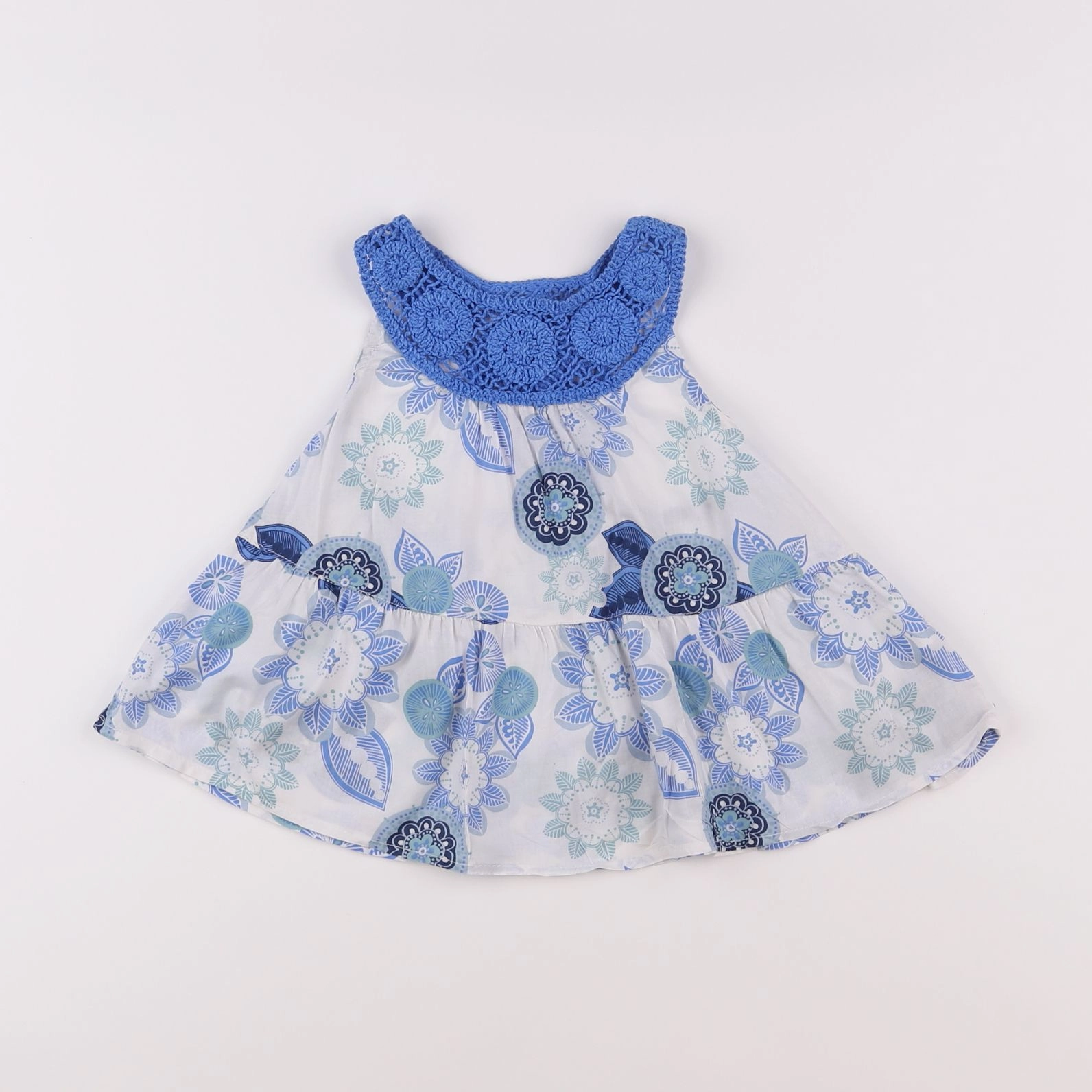 Vertbaudet - blouse bleu - 4 ans