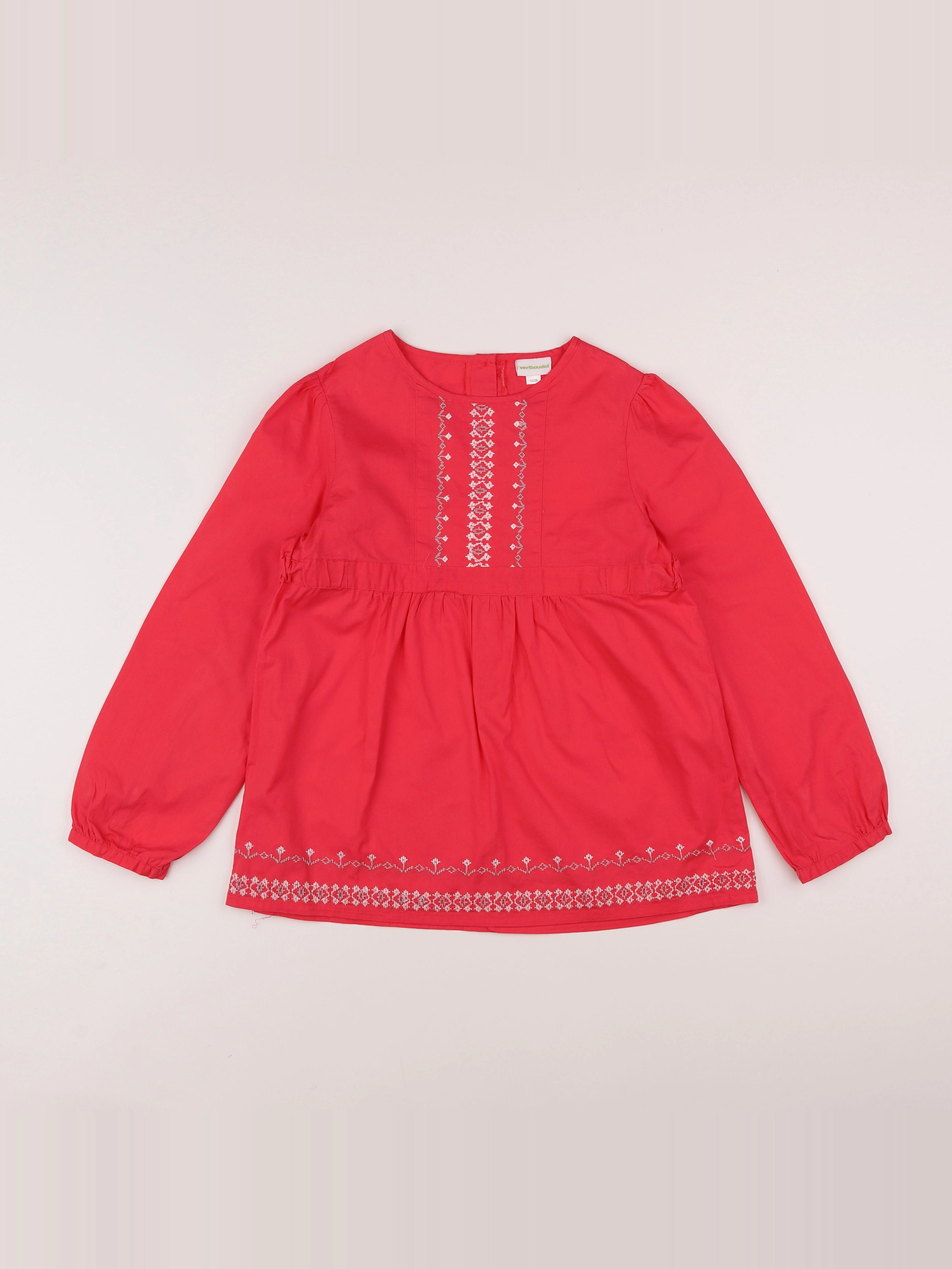 Vertbaudet - blouse rose - 12 ans