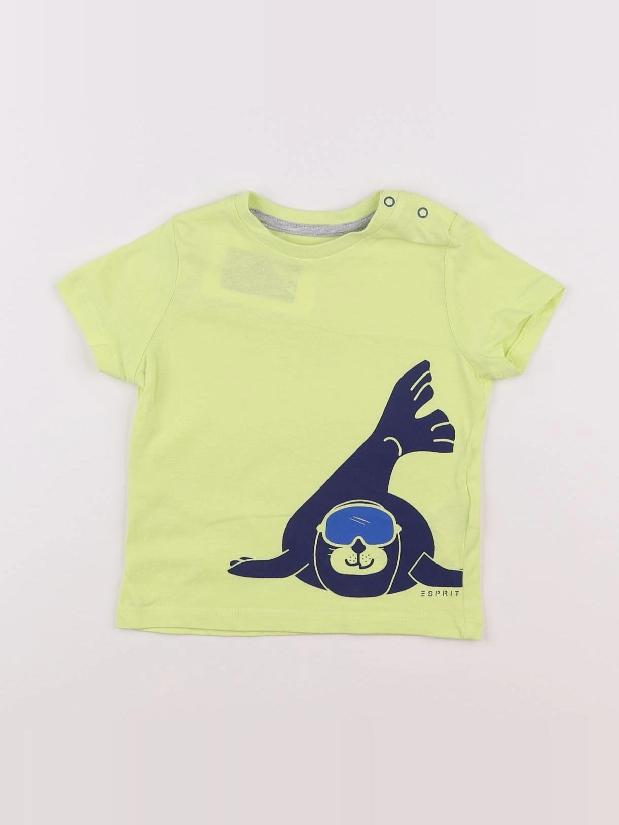 Esprit - tee-shirt jaune - 9 mois
