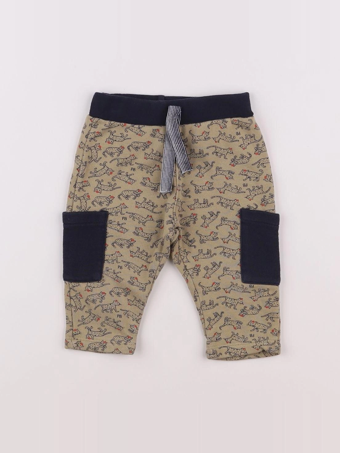 Petit Bateau - jogging beige - 6 mois