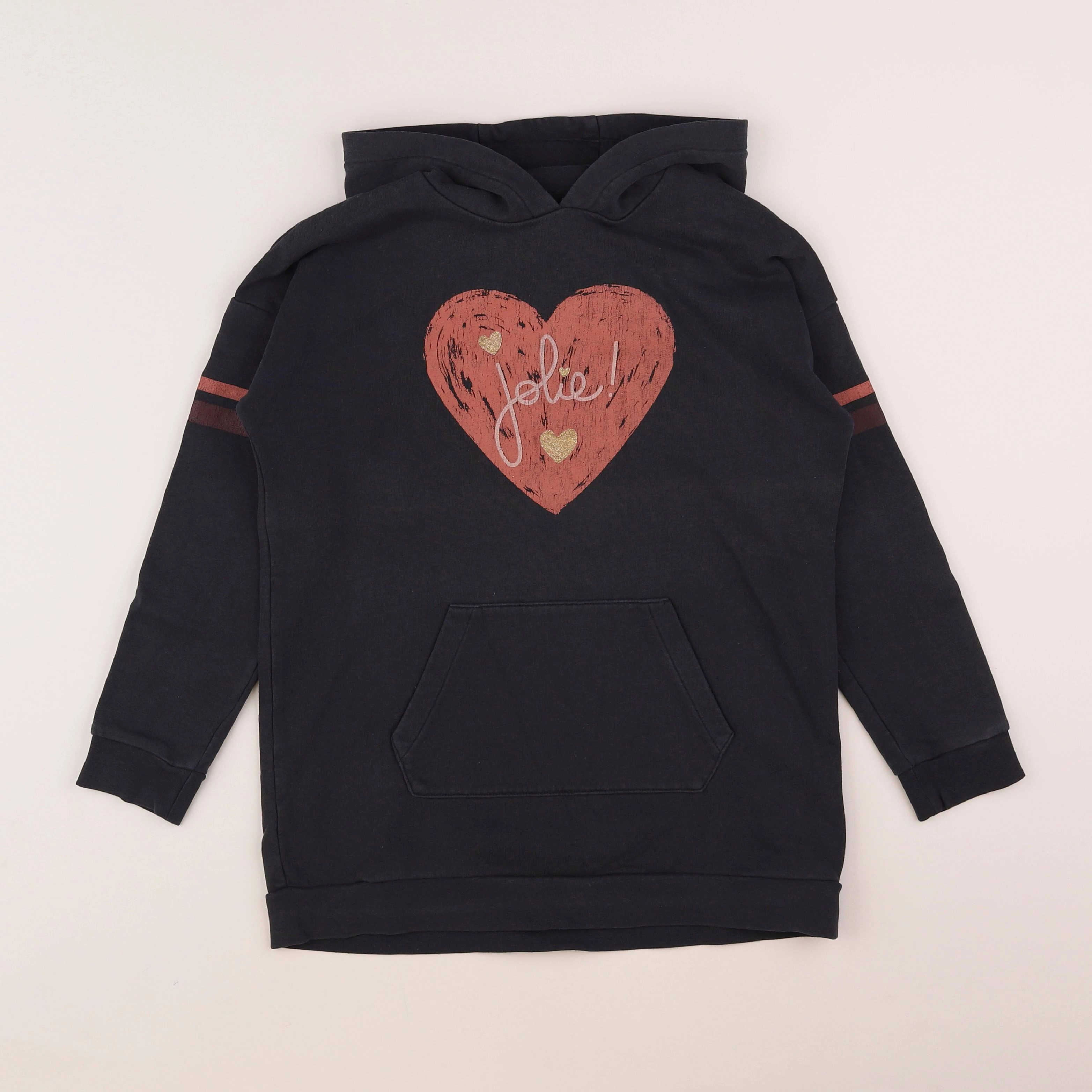 Vertbaudet - robe gris - 10 ans