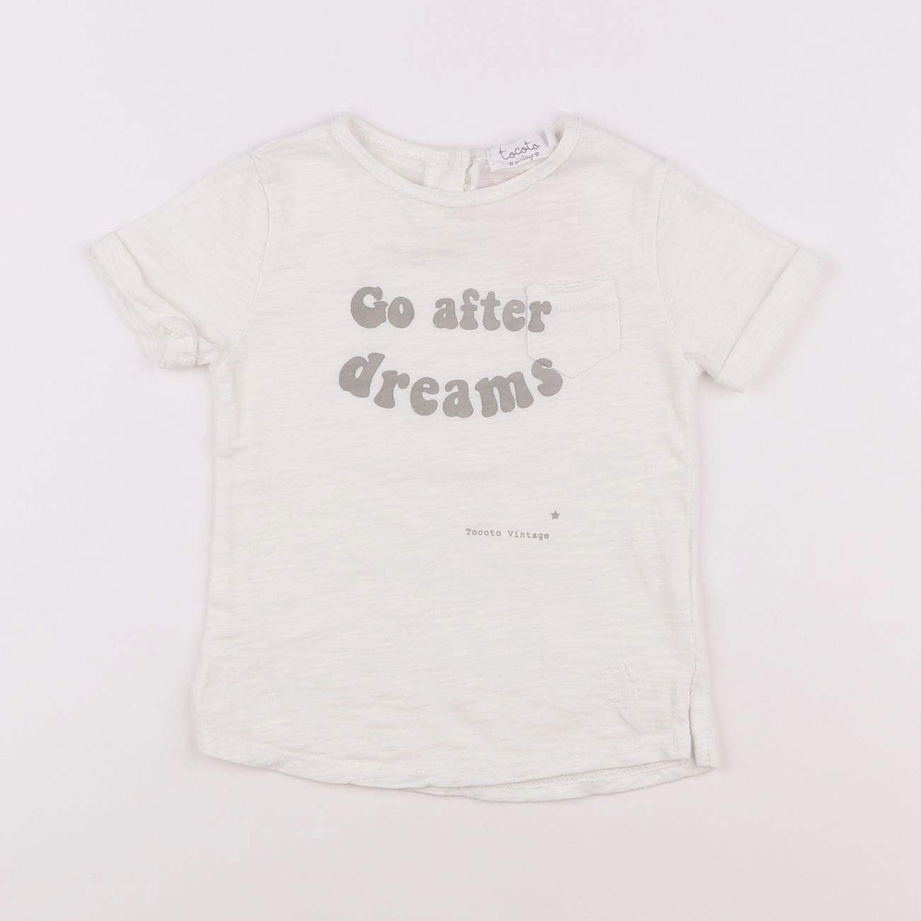 Tocoto vintage - tee-shirt blanc - 9 mois