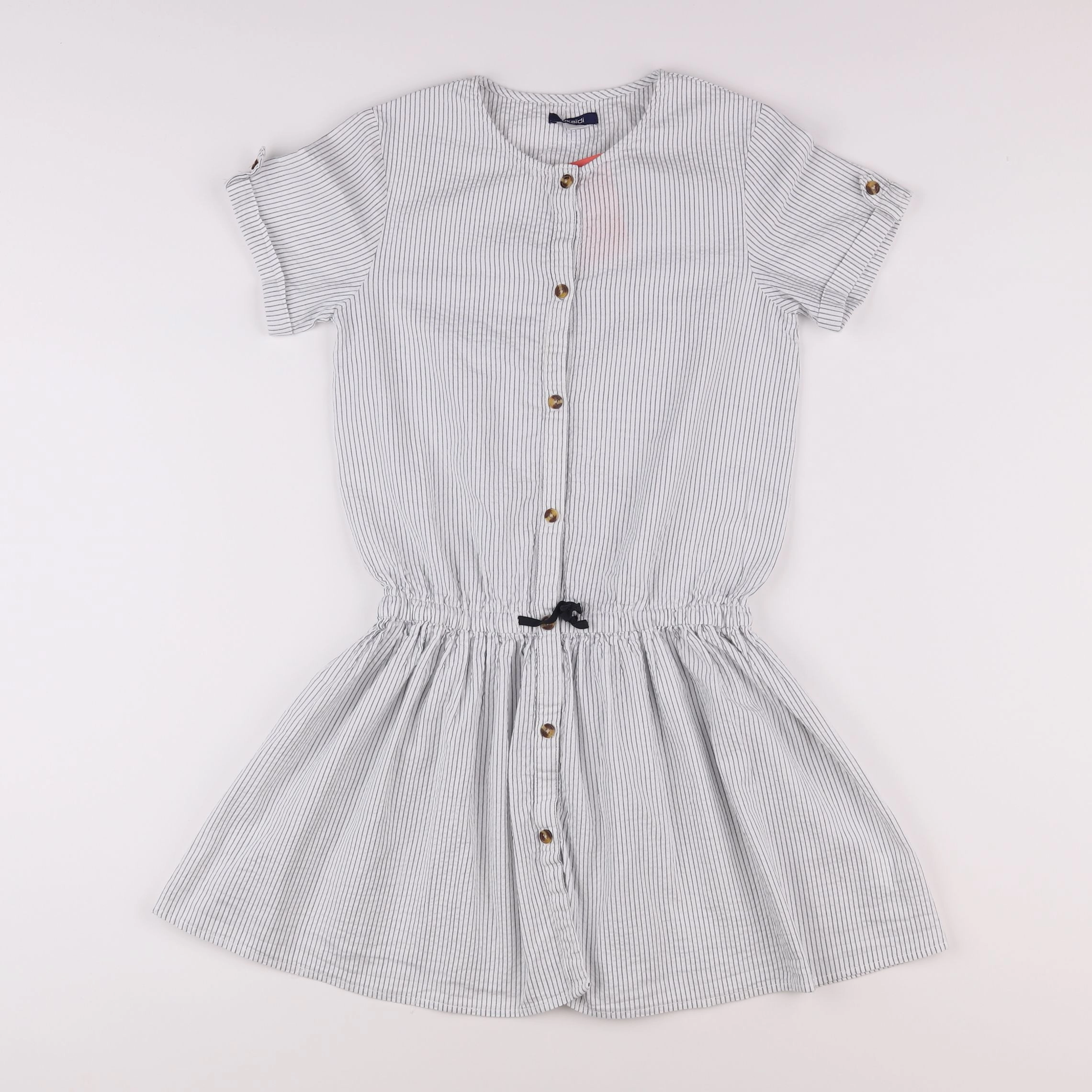 Okaidi - robe blanc, bleu - 12 ans