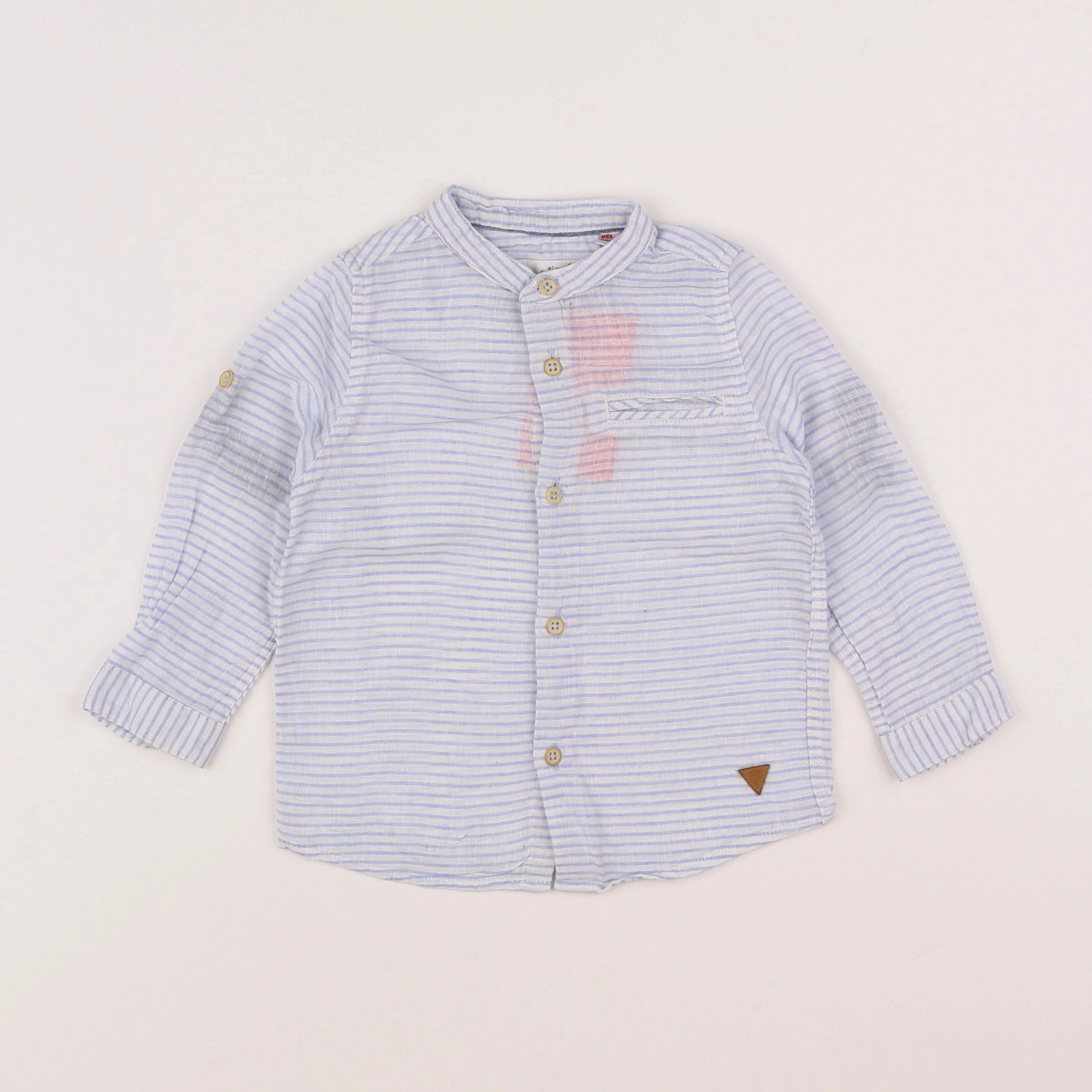 Zara - chemise bleu - 9/12 mois