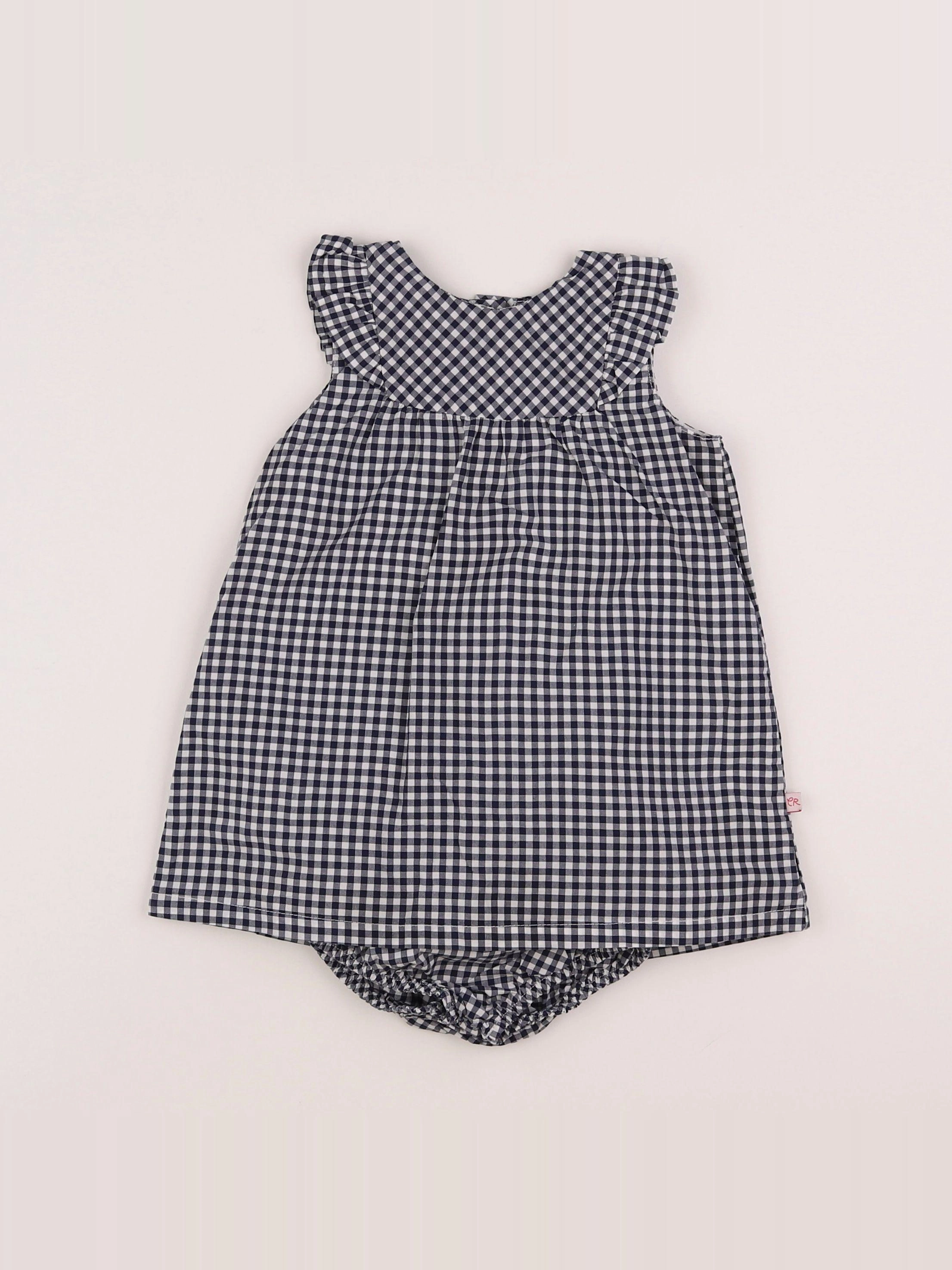 Cadet Rousselle - robe bleu - 12 mois