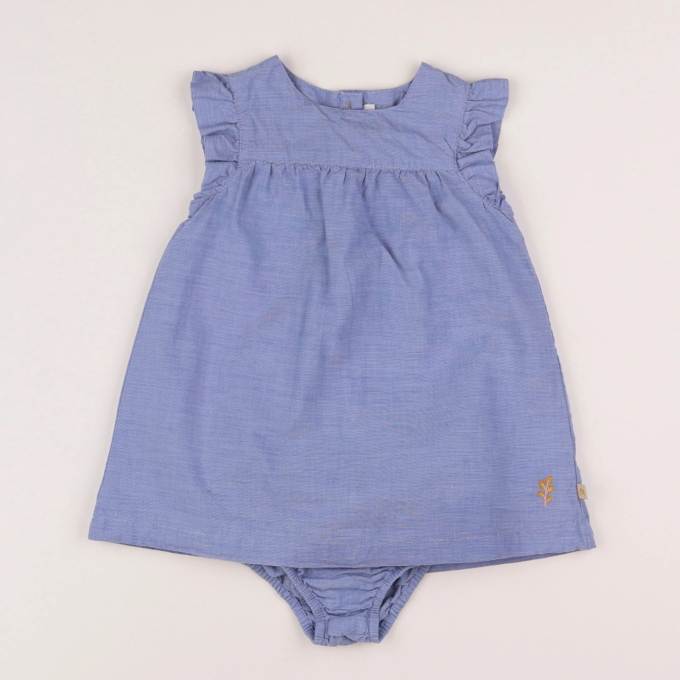 Cadet Rousselle - robe bleu - 12 mois