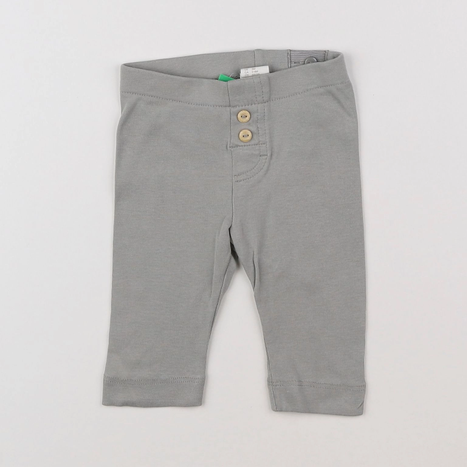 H&M - legging vert - 3 mois