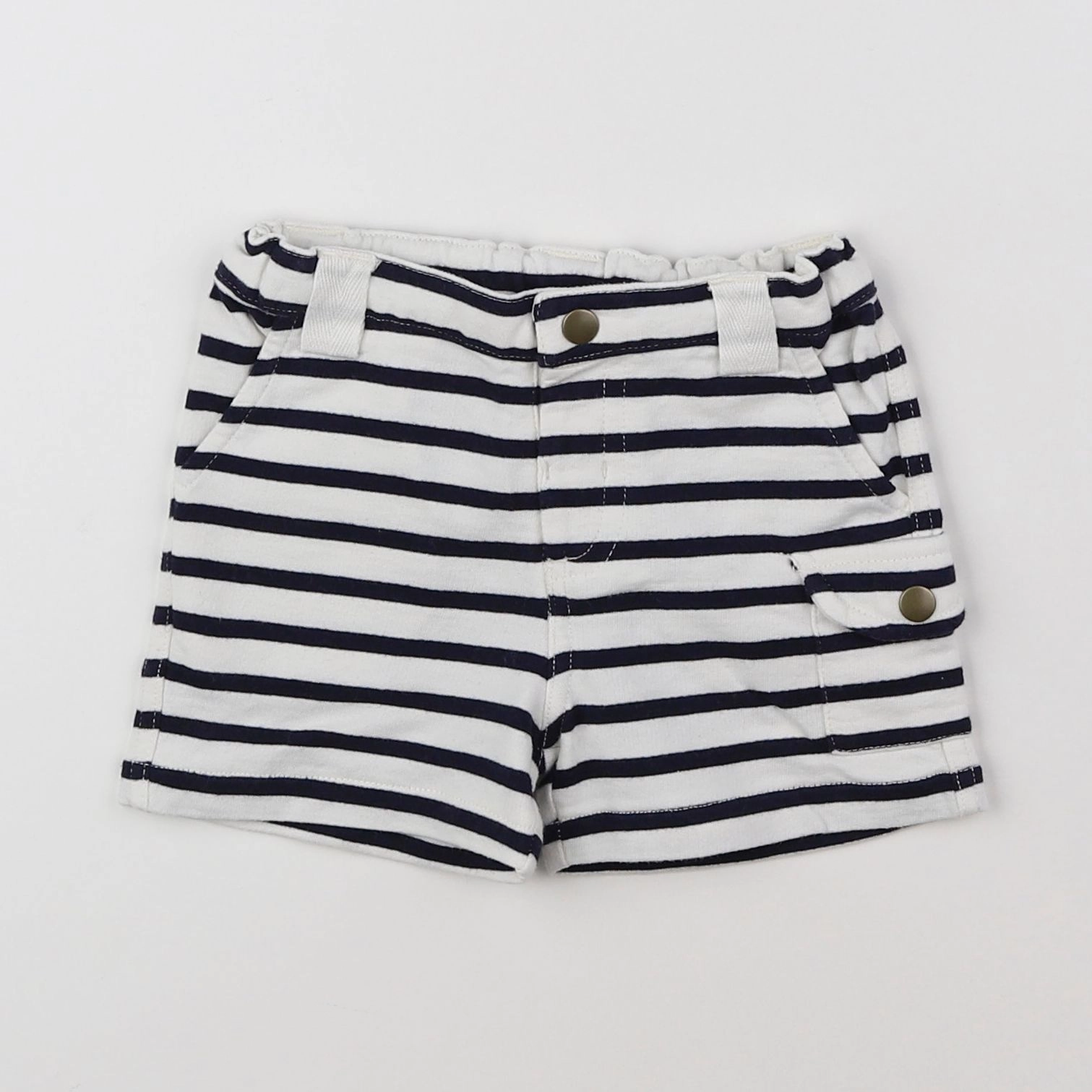 Boutchou - short bleu - 9 mois