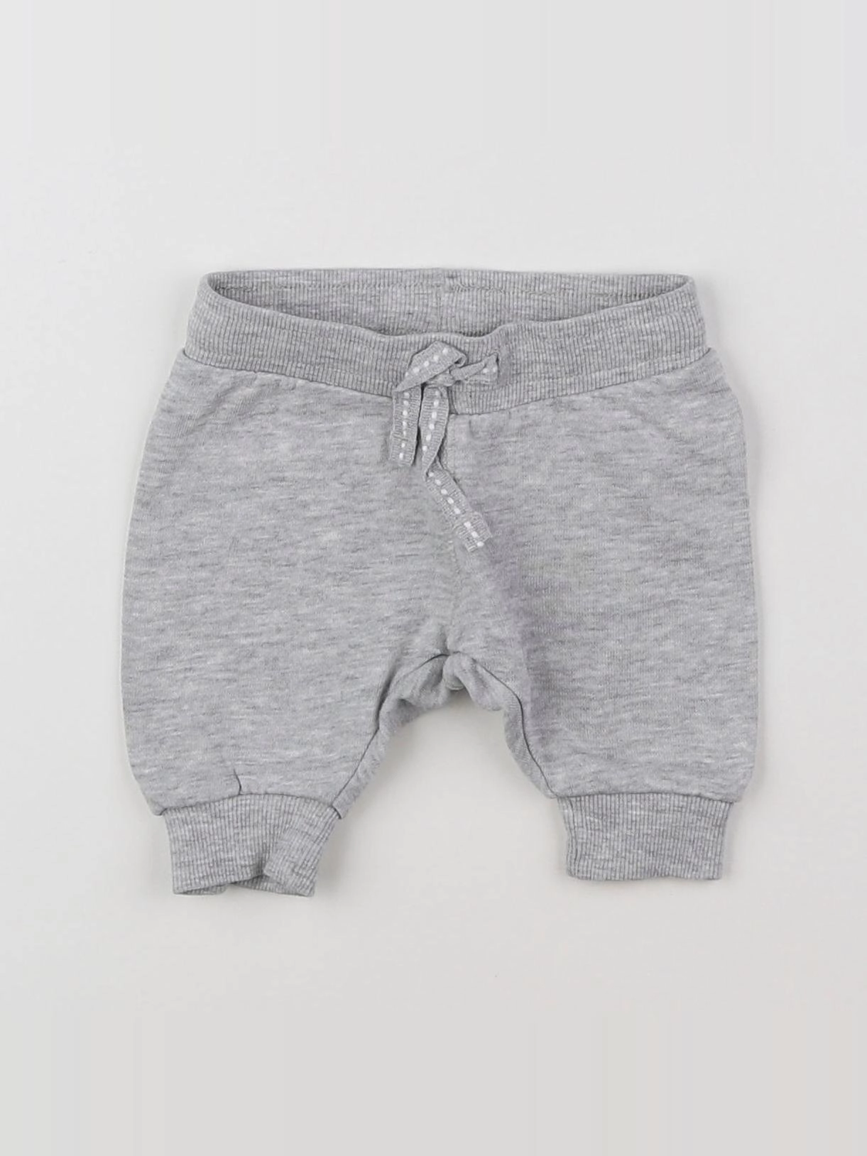 H&M - pantalon gris - 0/1 mois