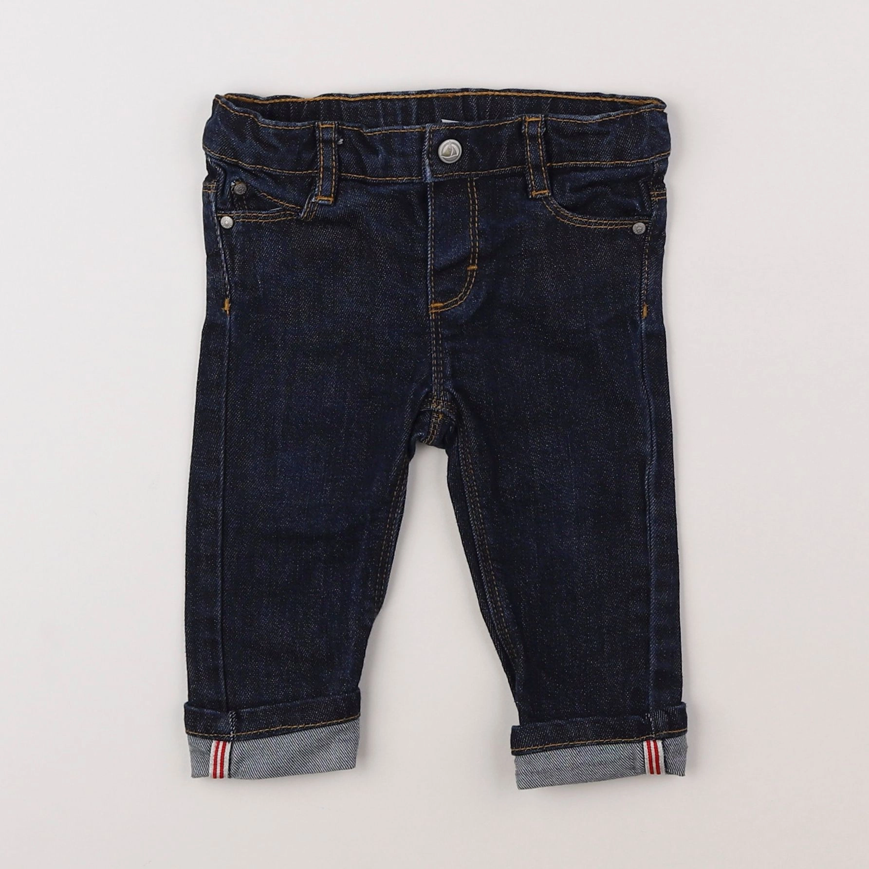 Petit Bateau - jean bleu - 12 mois