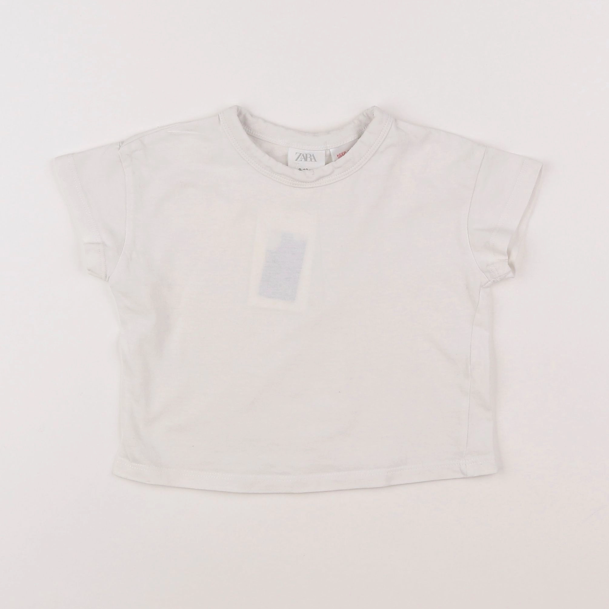 Zara - tee-shirt blanc - 9/12 mois
