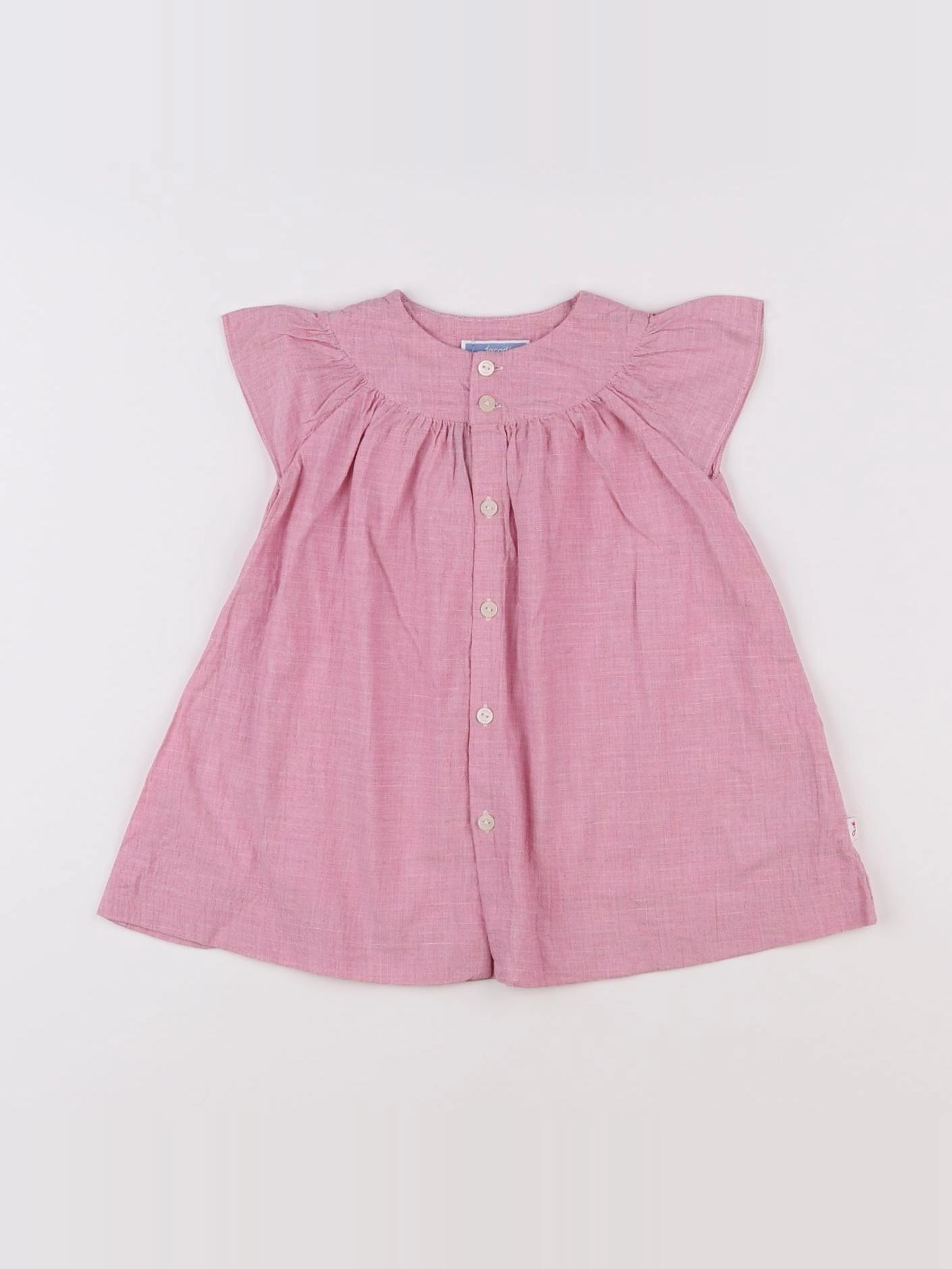 Jacadi - robe rose - 12 mois