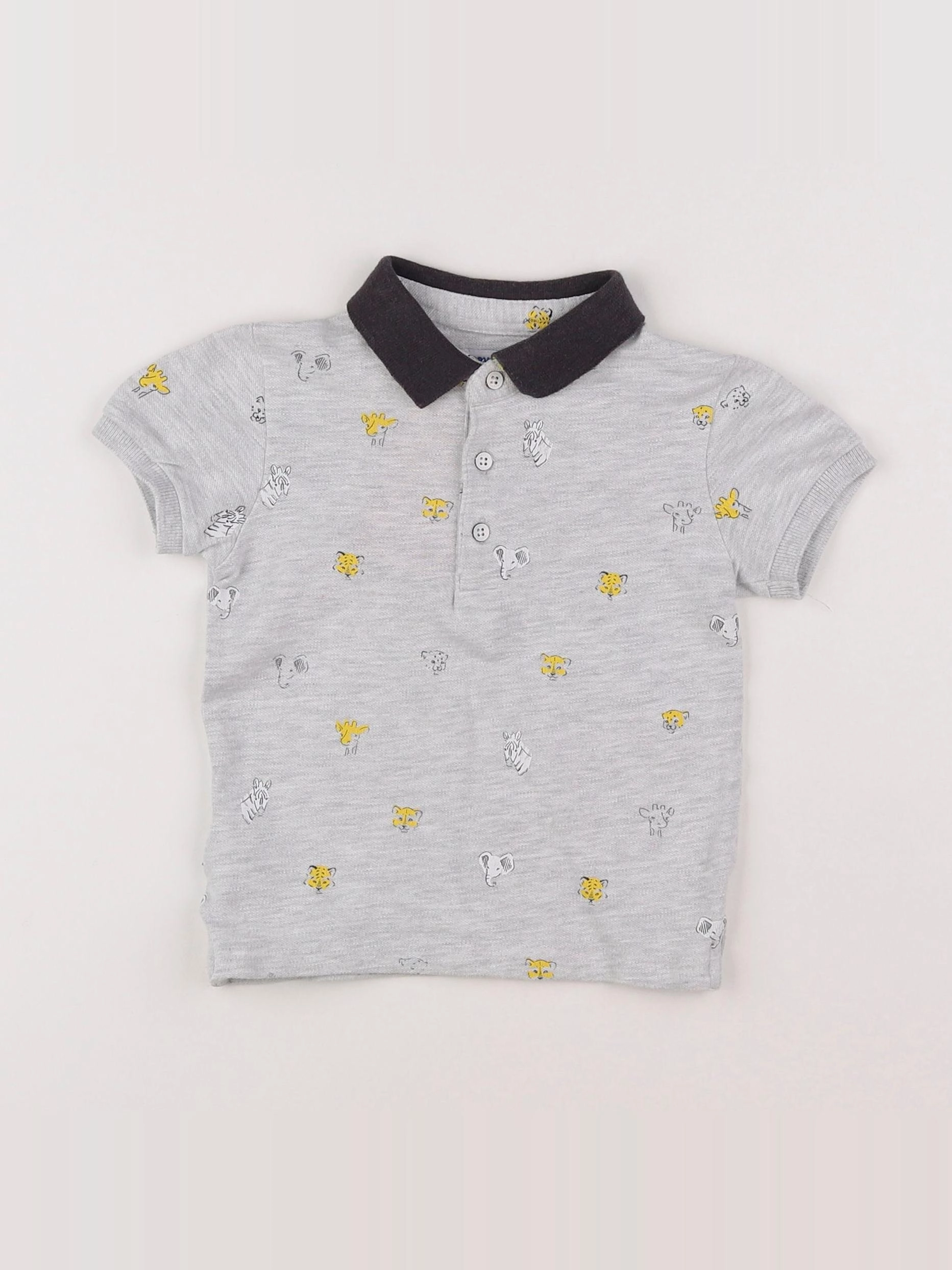 Mayoral - polo gris - 12 mois